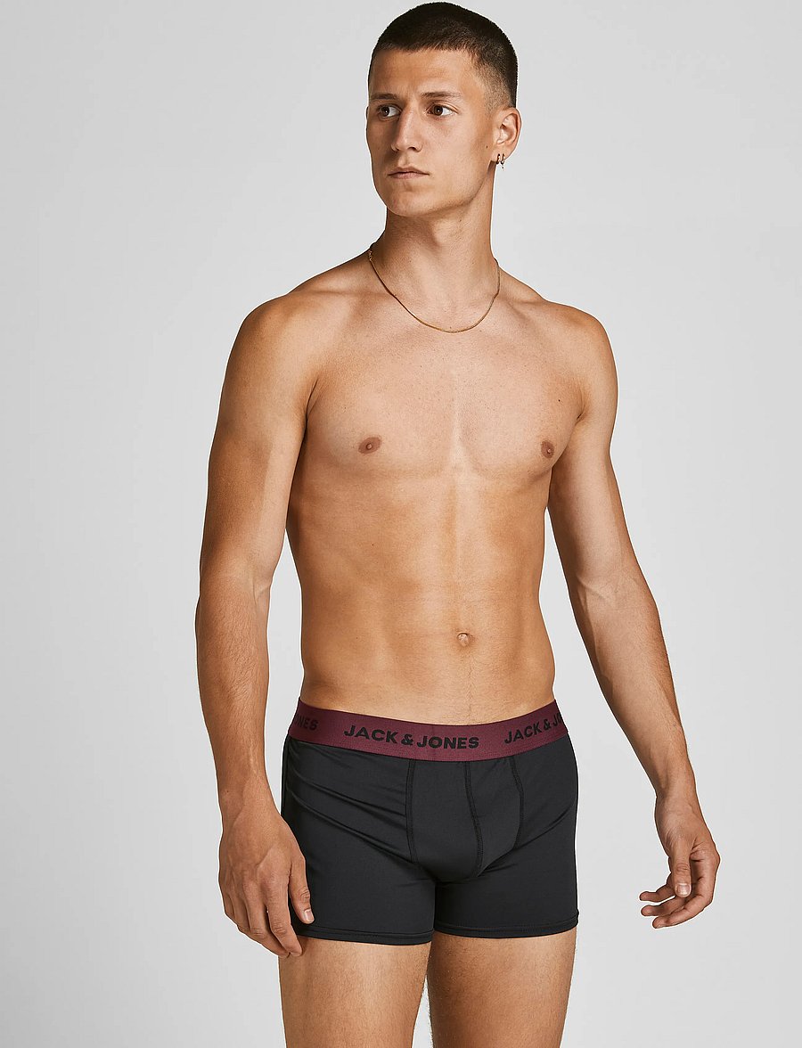 Jack & Jones - JACFLOWER MICROFIBER 3 PACK NOOS - boxerkalsonger - black - 4
