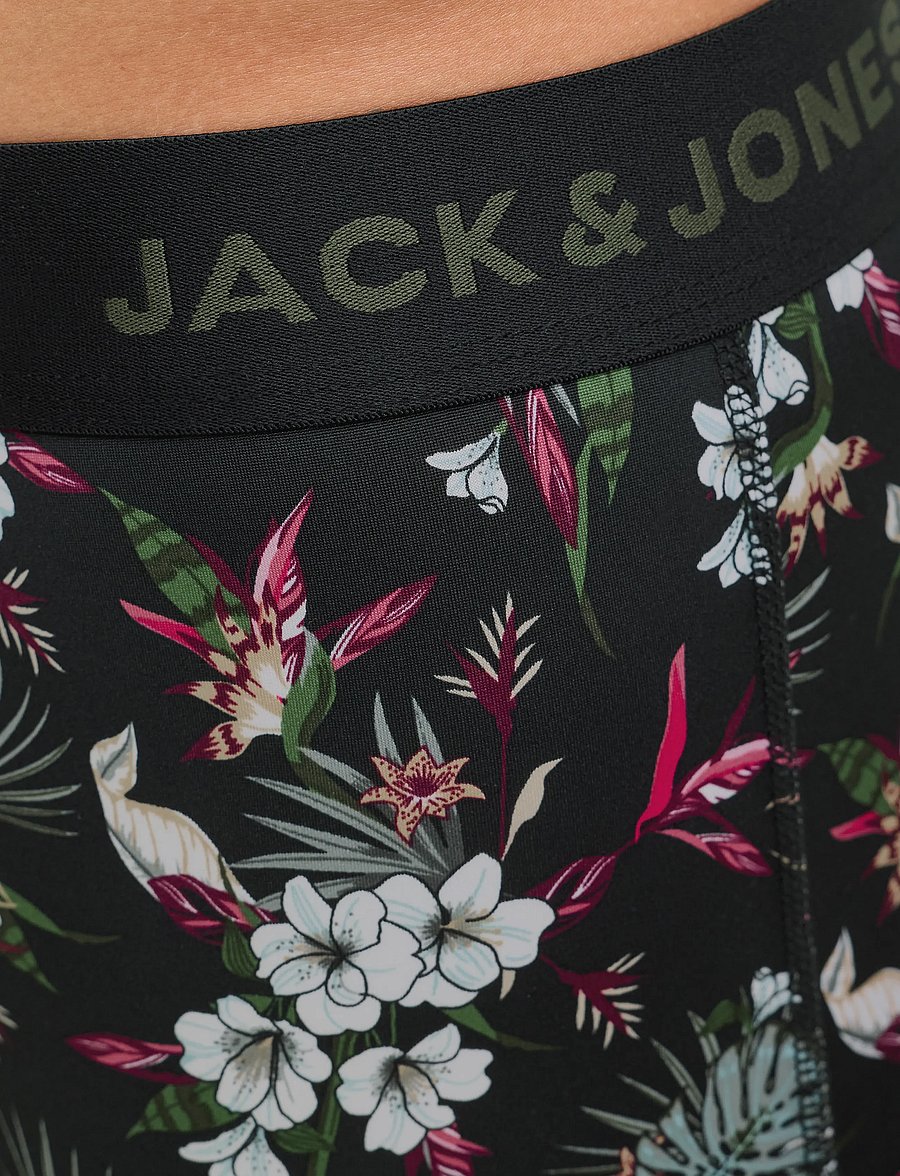 Jack & Jones - JACFLOWER MICROFIBER 3 PACK NOOS - boxerkalsonger - black - 5