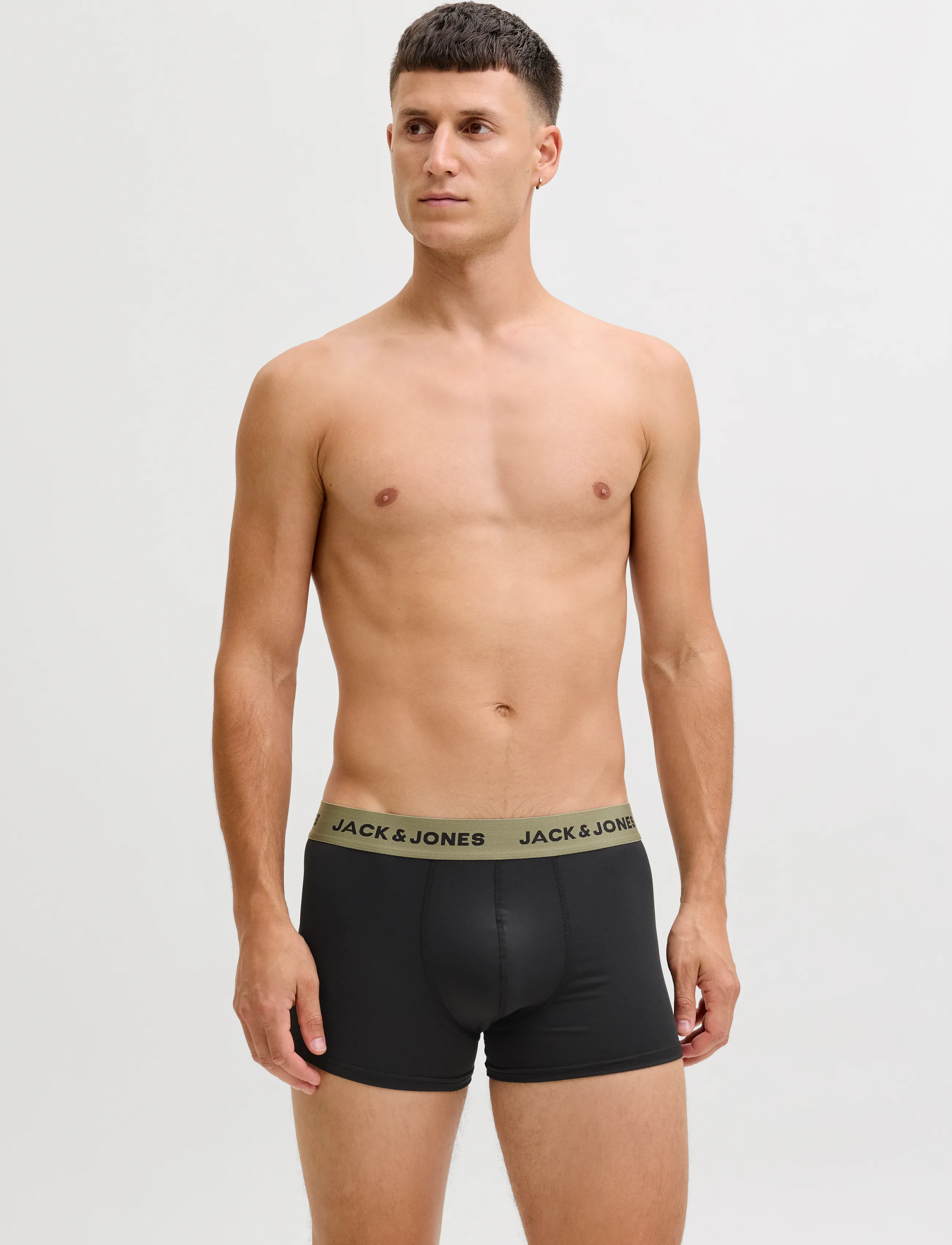 Jack & Jones JACFLOWER MICROFIBER 3 PACK NOOS - Underkläder - BLACK / black