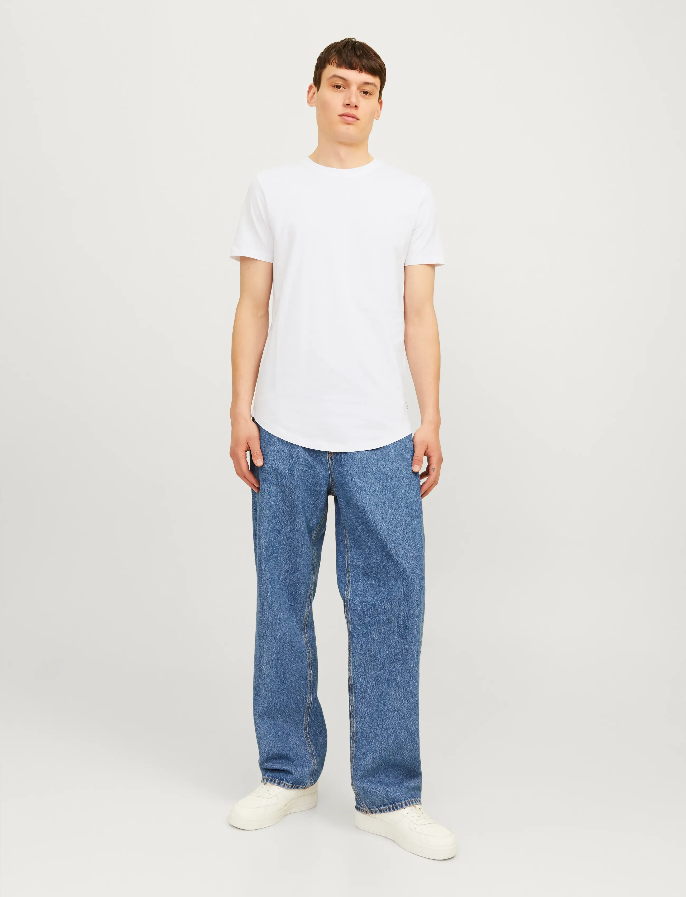 Jack & Jones - JJENOA TEE SS CREW NECK 7PK MP NOOS - white/black - 3