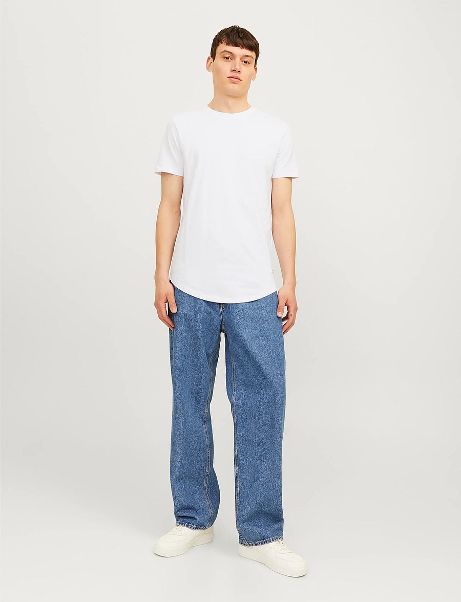 Jack & Jones - JJENOA TEE SS CREW NECK 7PK MP NOOS - white/black - 3