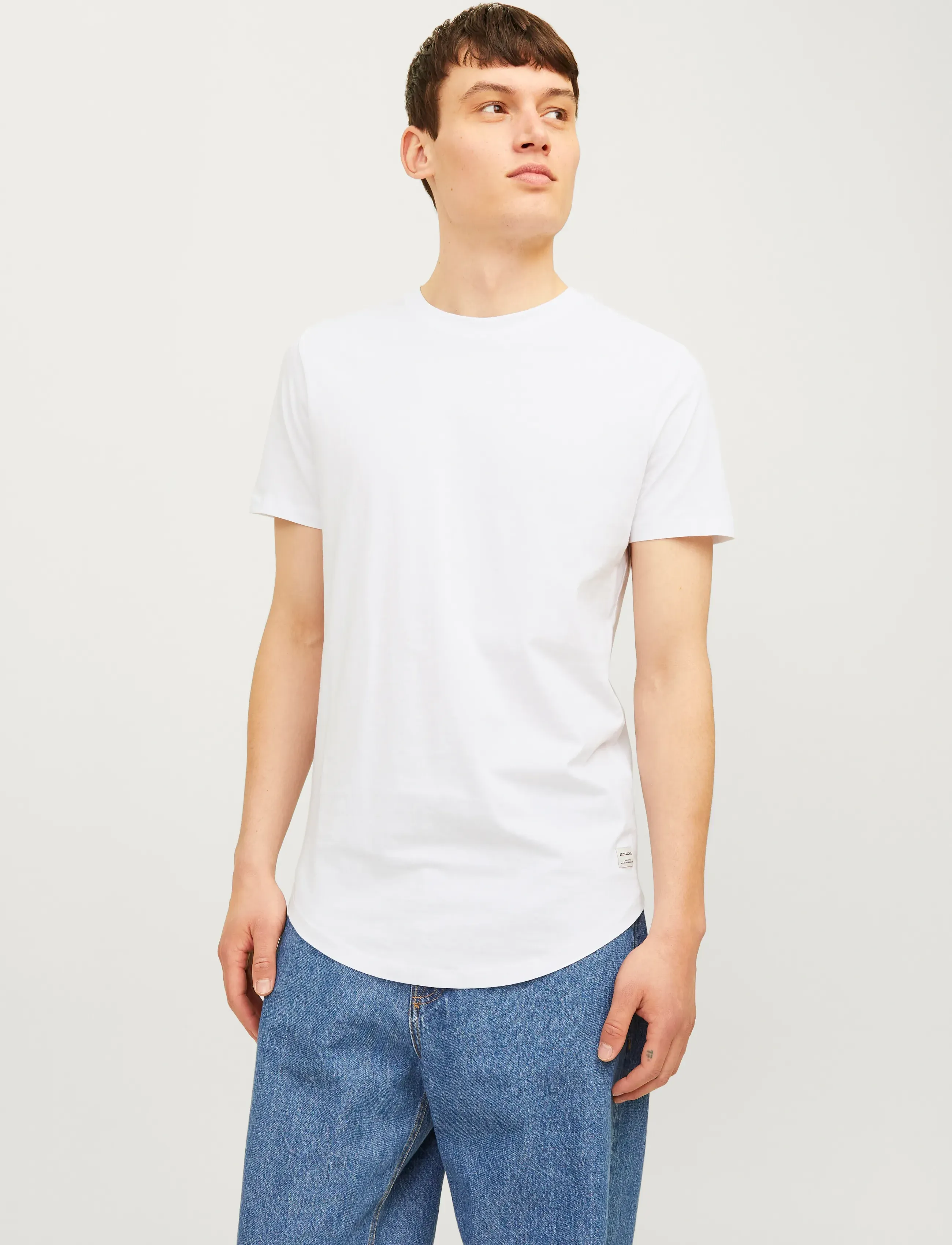 Jack & Jones - JJENOA TEE SS CREW NECK 7PK MP NOOS - white/black - 4