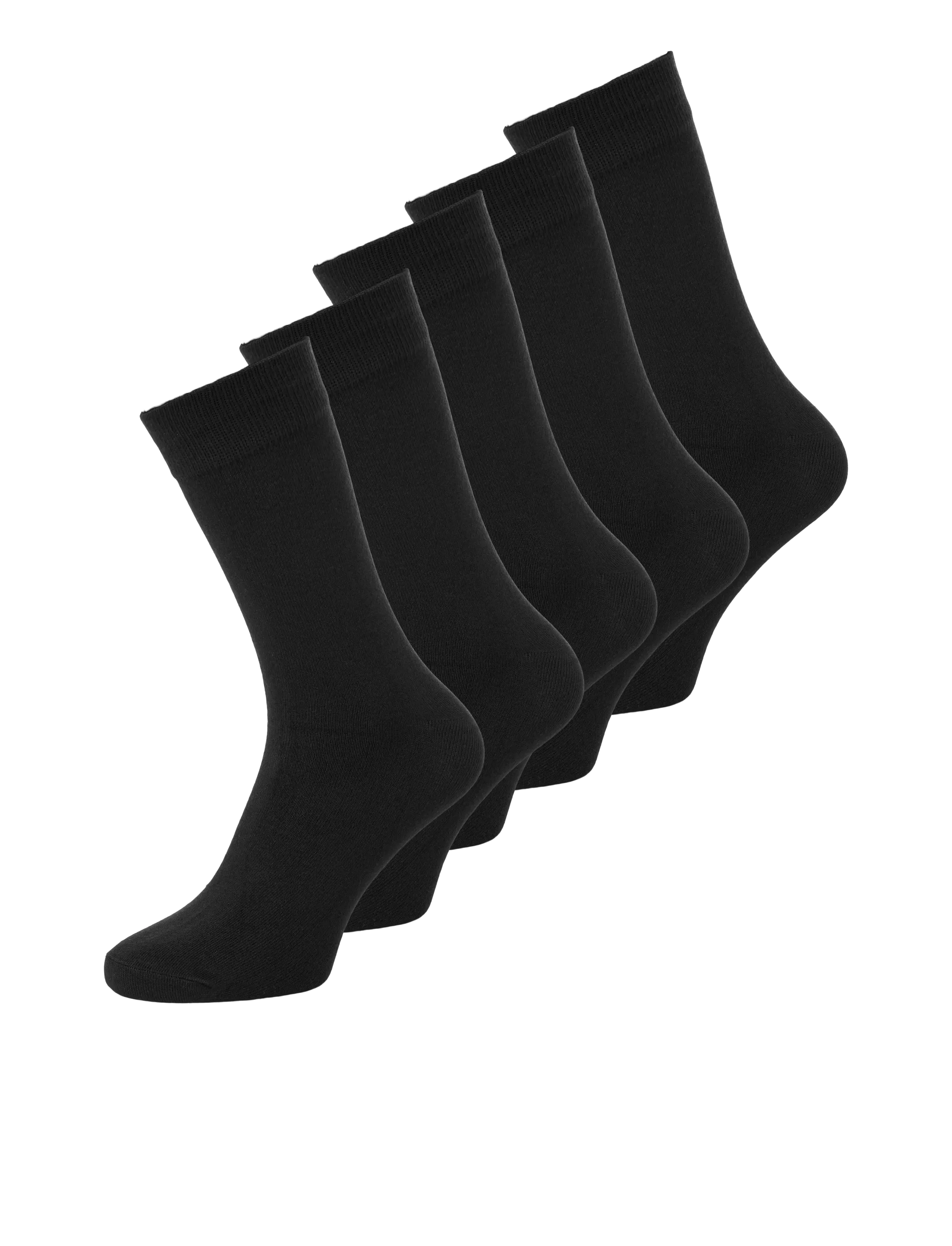 Jack & Jones Jacbasic Bamboo Sock 5 Pack Noos, One Size, Socks, Schwarz - Regular Männerswear