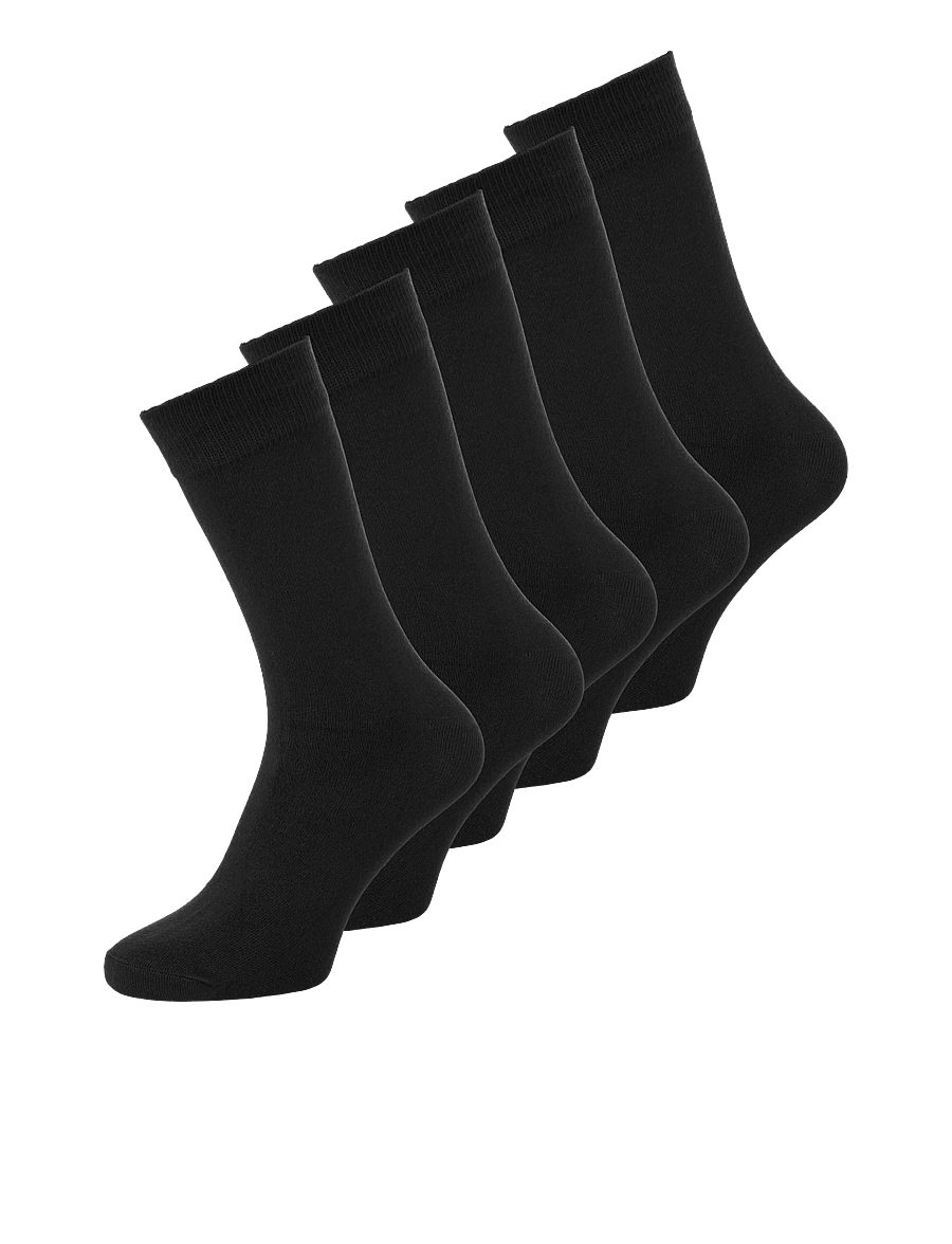 Jack & Jones - JACBASIC BAMBOO SOCK 5 PACK NOOS - sokker - black - 0