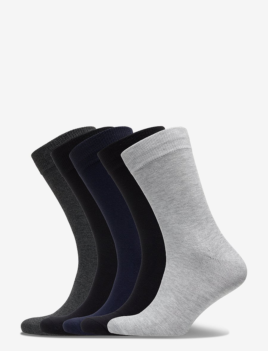 Jack & Jones - JACBASIC BAMBOO SOCK 5 PACK NOOS - tennissocken - black - 1