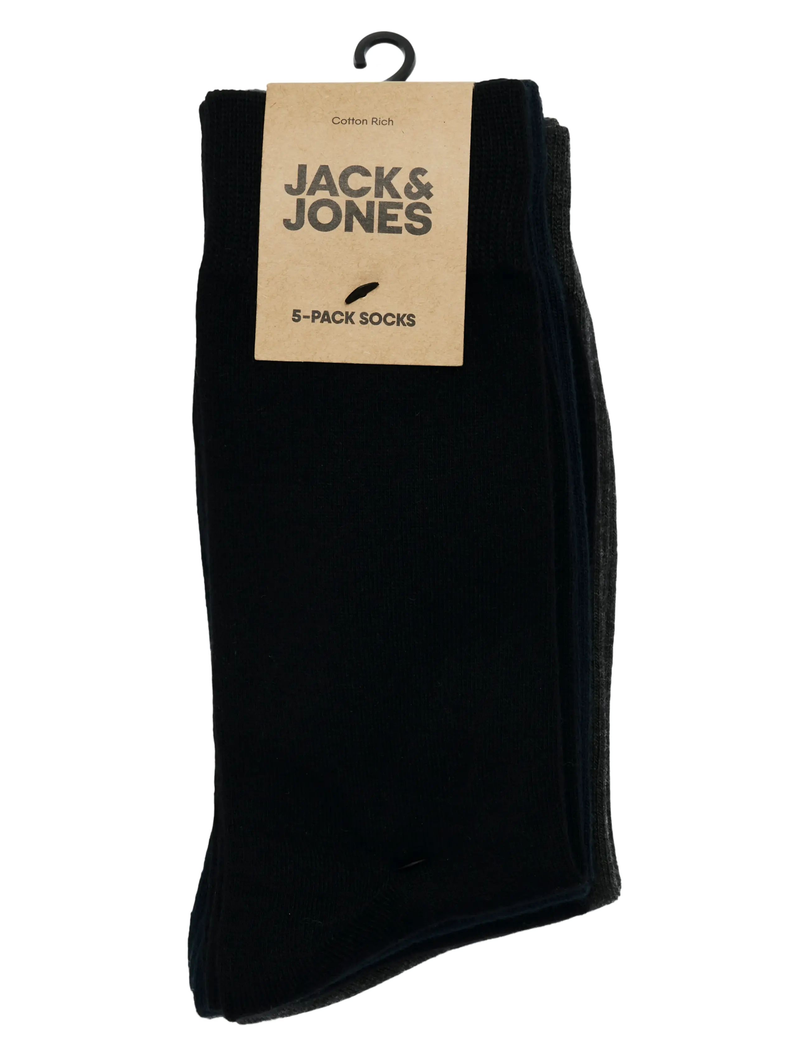 Jack & Jones - JACBASIC BAMBOO SOCK 5 PACK NOOS - lowest prices - black - 2