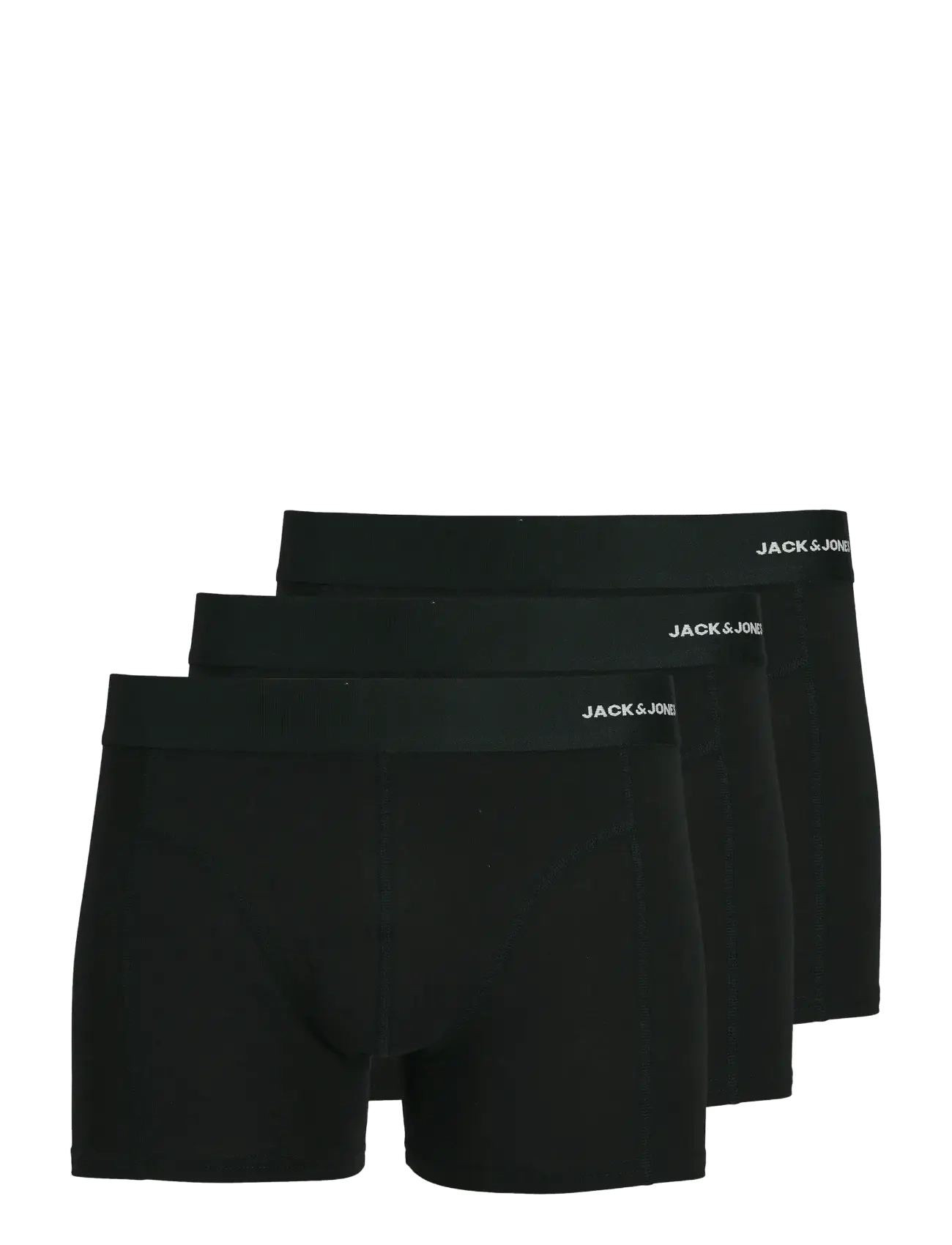 JACBASIC BAMBOO TRUNKS 3 PACK NOOS - BLACK