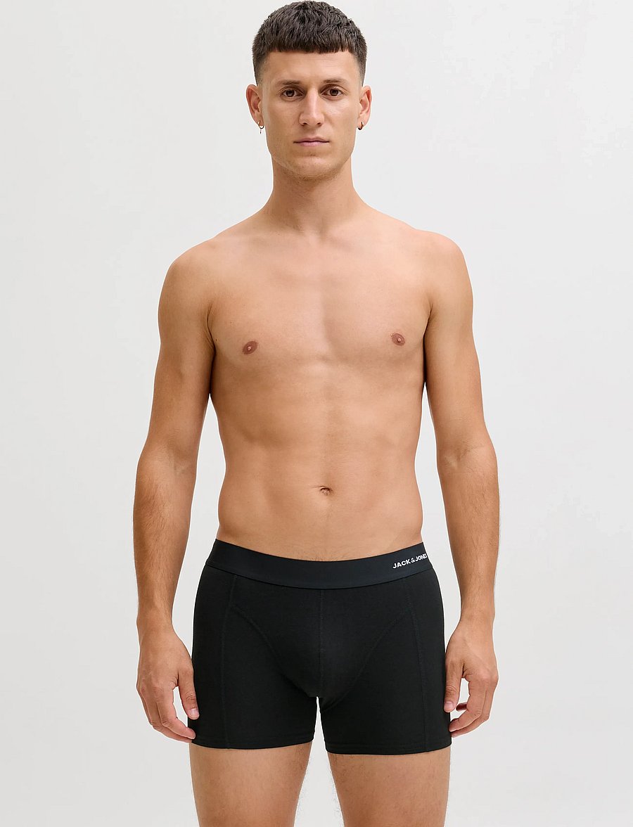 Jack & Jones - JACBASIC BAMBOO TRUNKS 3 PACK NOOS - multipack underpants - black - 0