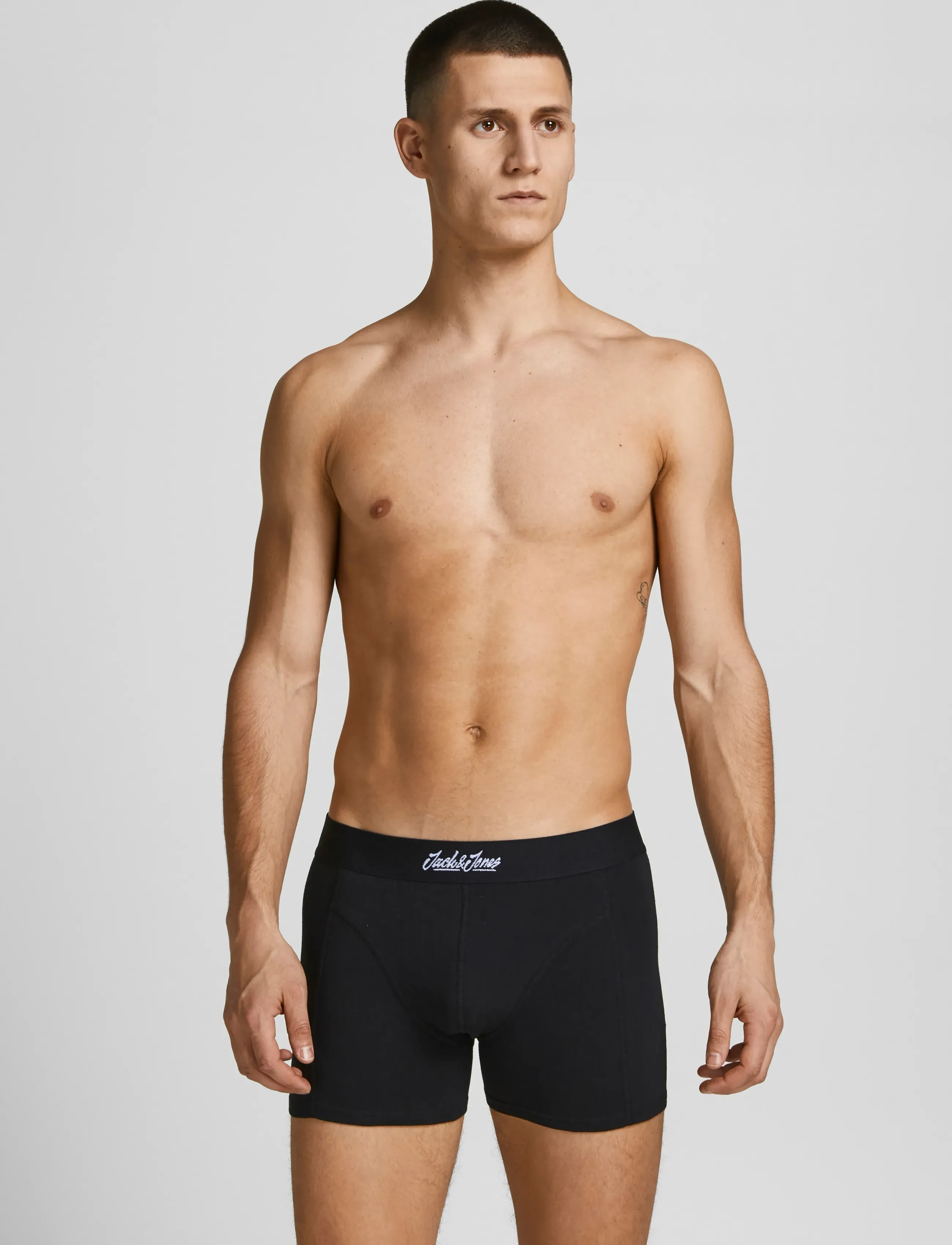 Jack & Jones - JACBASIC BAMBOO TRUNKS 3 PACK NOOS - lägsta priserna - black - 4