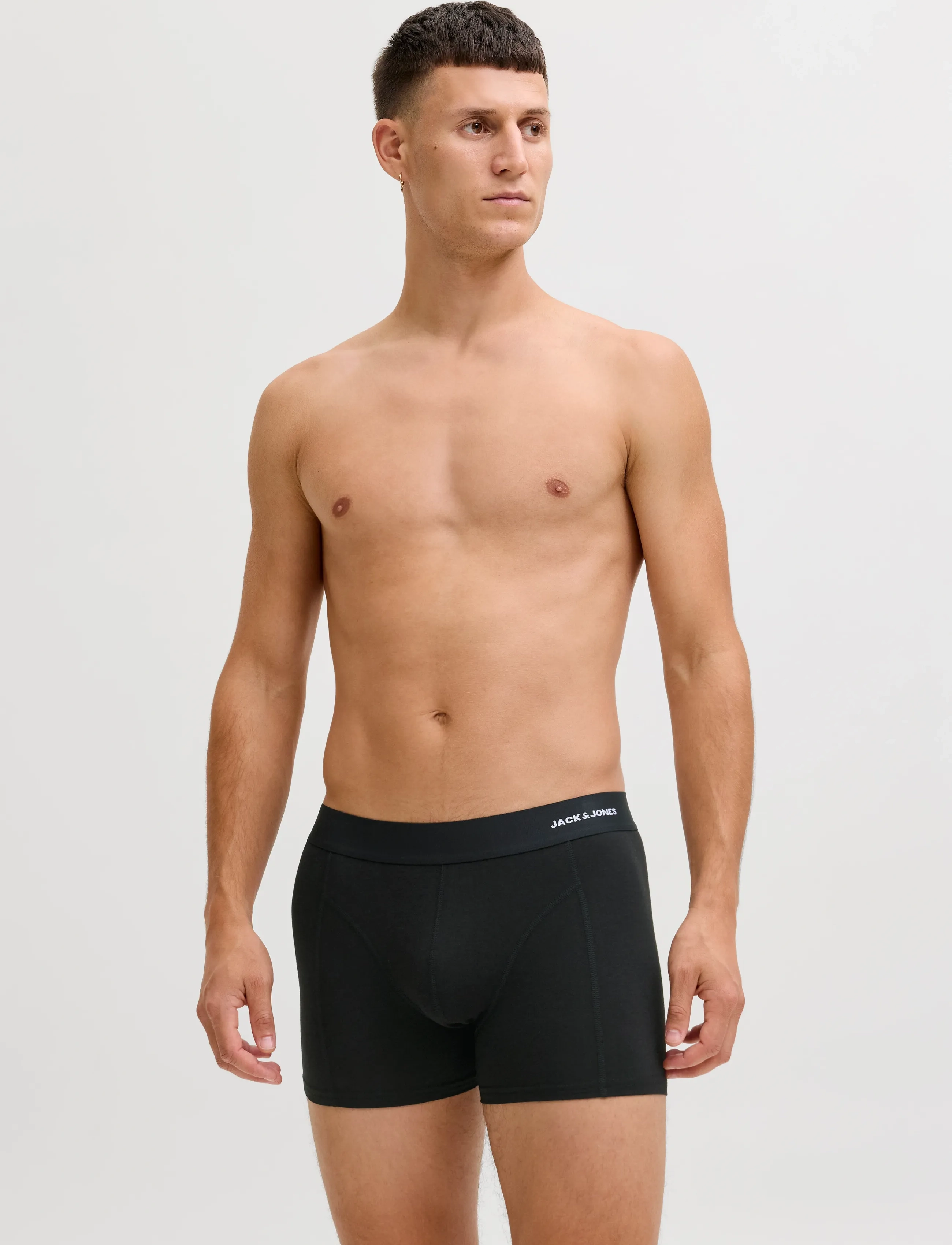 Jack & Jones JACBASIC BAMBOO TRUNKS 3 PACK NOOS - Mitmikpakk aluspesu - BLACK / black