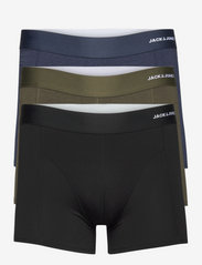 JACBASIC BAMBOO TRUNKS 3 PACK NOOS - FOREST NIGHT
