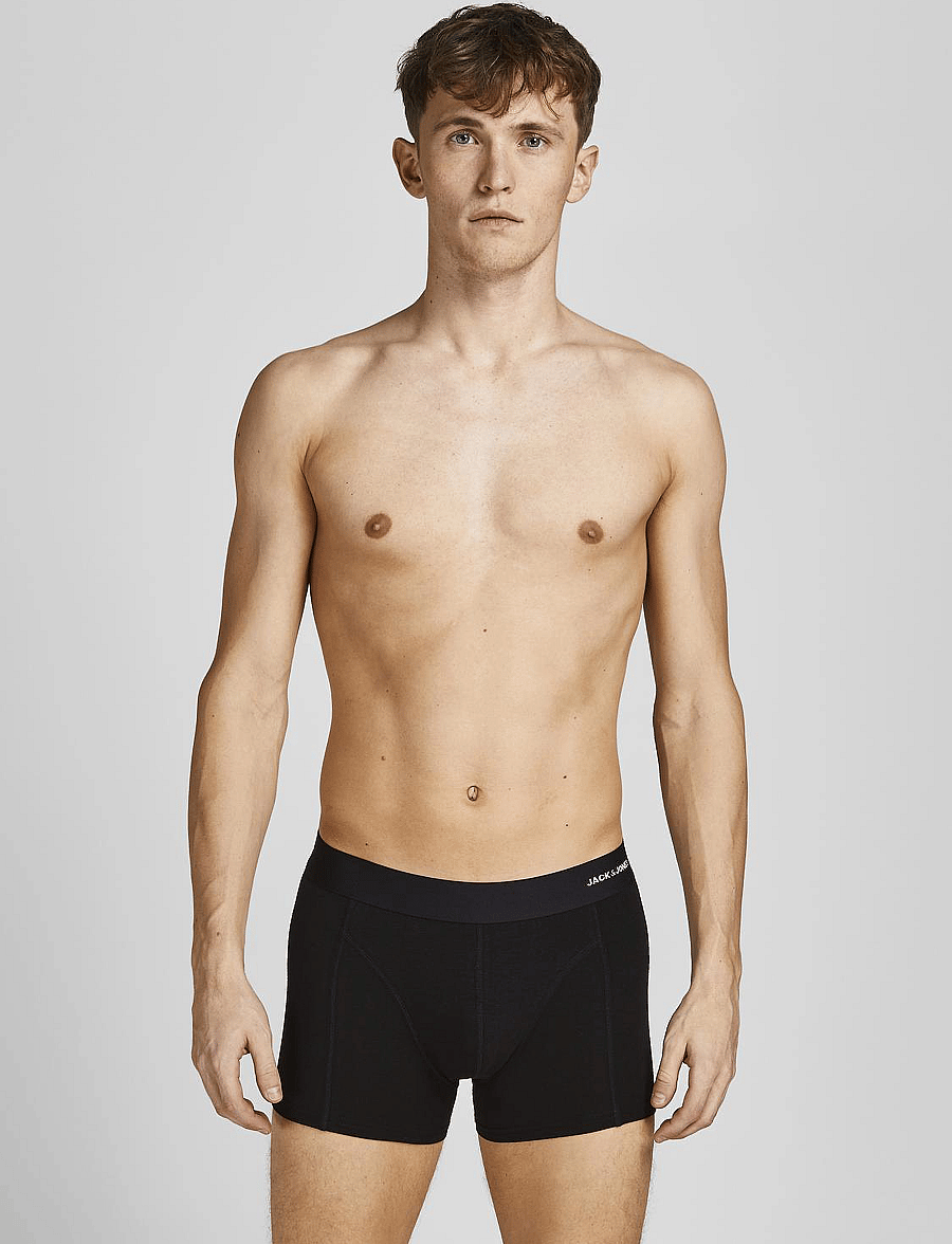 Jack & Jones - JACBASIC BAMBOO TRUNKS 3 PACK NOOS - multipakk aluspüksid - forest night - 5