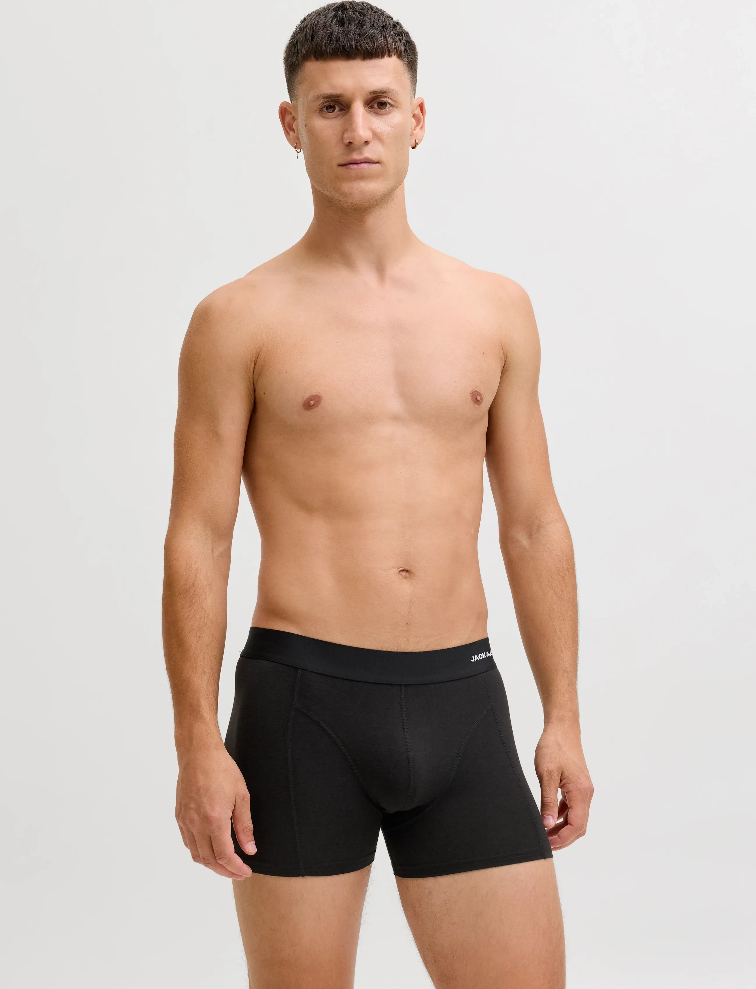 Jack & Jones JACBASIC BAMBOO TRUNKS 3 PACK NOOS - Meestele - FOREST NIGHT / black