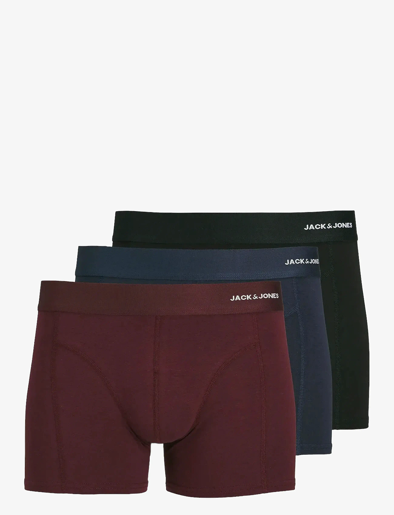 Jack & Jones - JACBASIC BAMBOO TRUNKS 3 PACK NOOS - laveste priser - port royale - 0