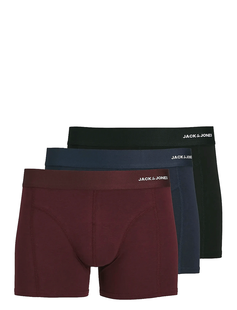 Jack & Jones - JACBASIC BAMBOO TRUNKS 3 PACK NOOS - multipack underpants - port royale - 1