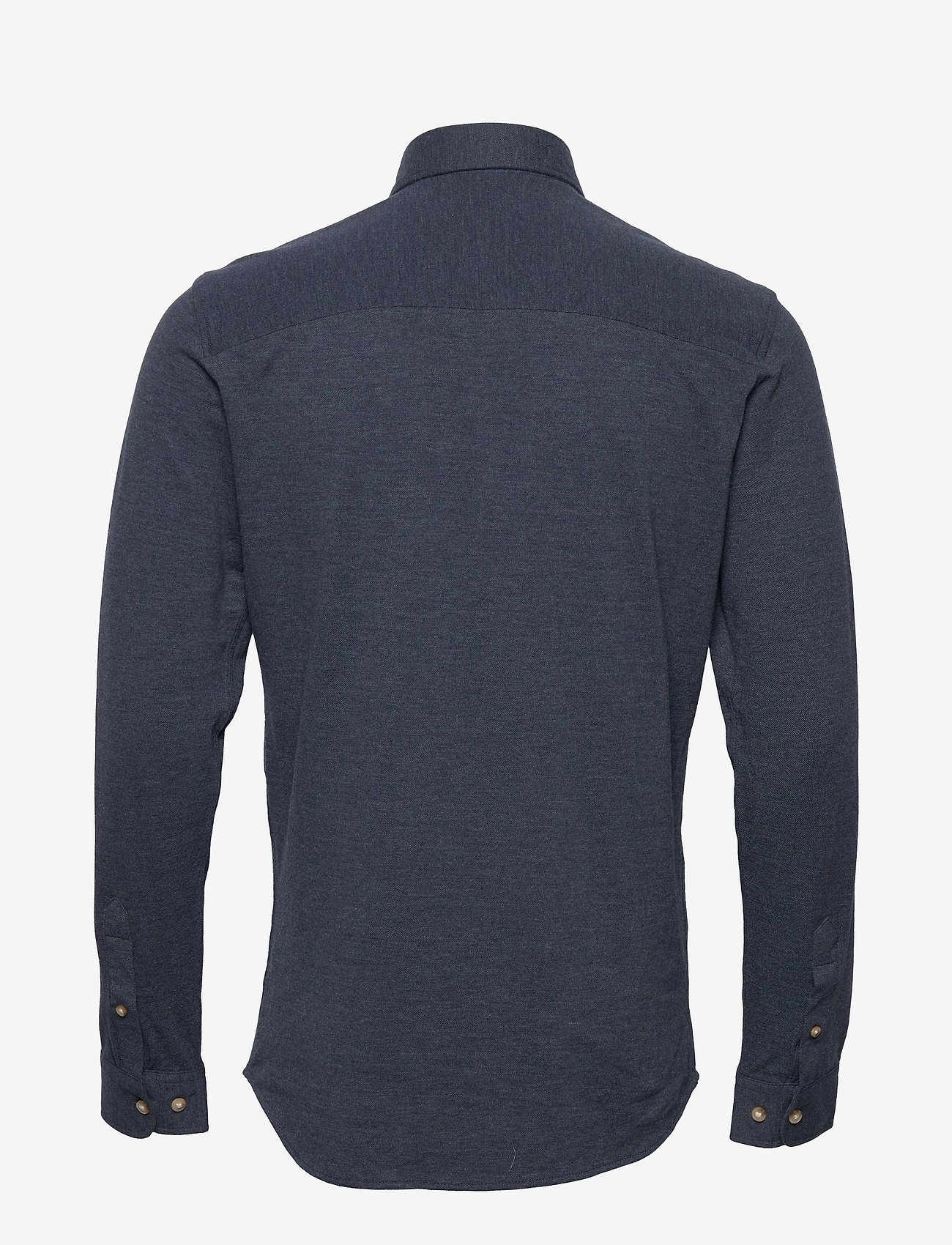 Jack & Jones - JJPIQUE MELANGE SHIRT L/S - navy blazer - 1