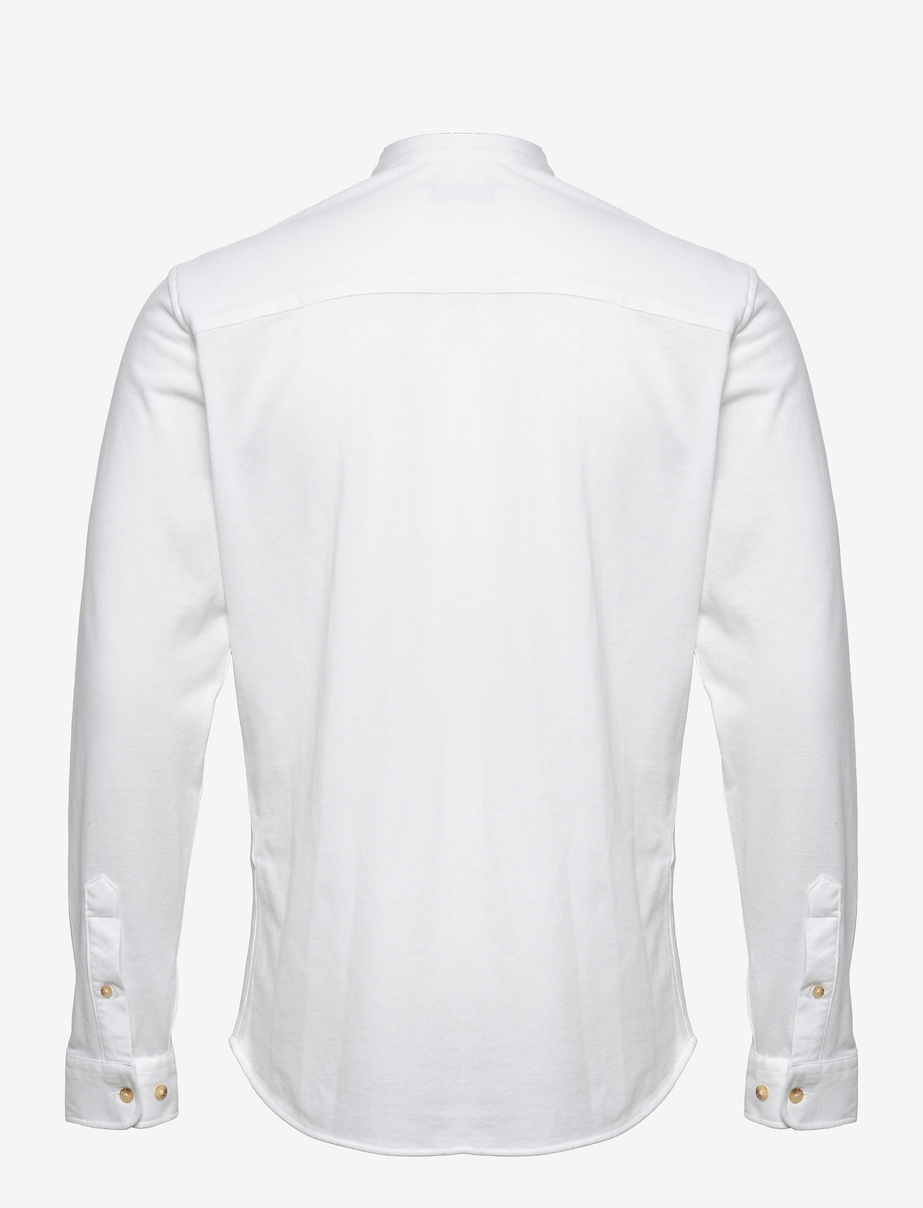 Jack & Jones - JJPIQUE BAND MELANGE SHIRT L/S - white - 1