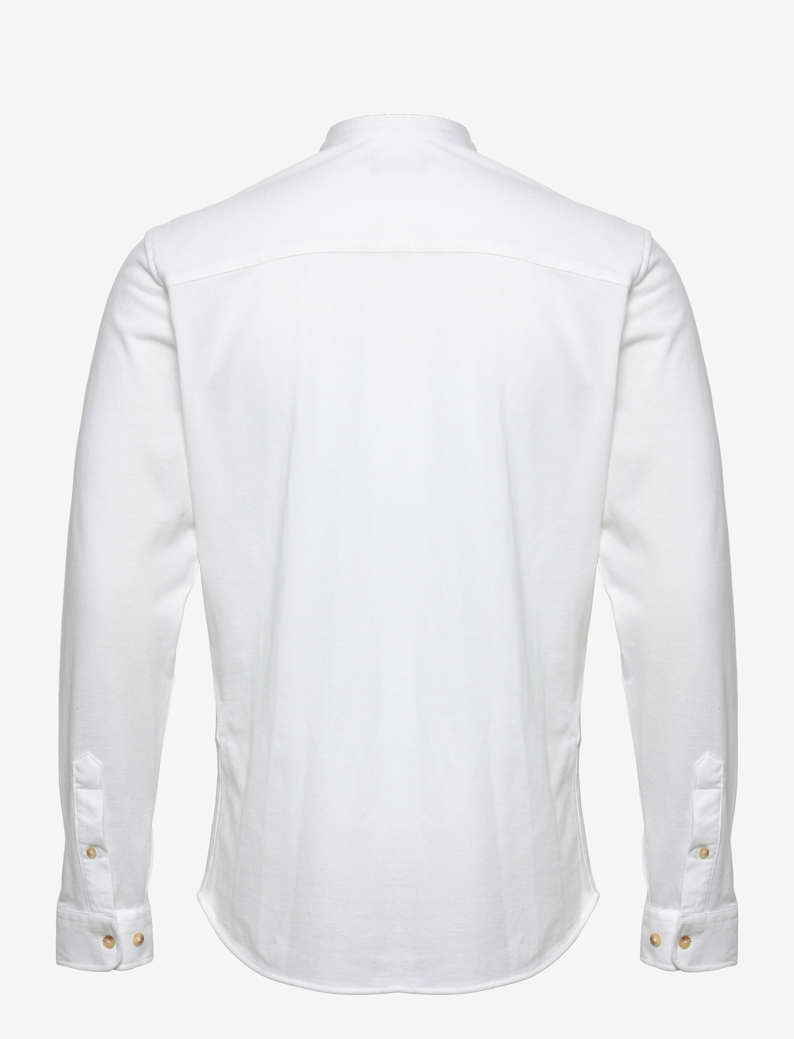 Jack & Jones - JJPIQUE BAND MELANGE SHIRT L/S - white - 1