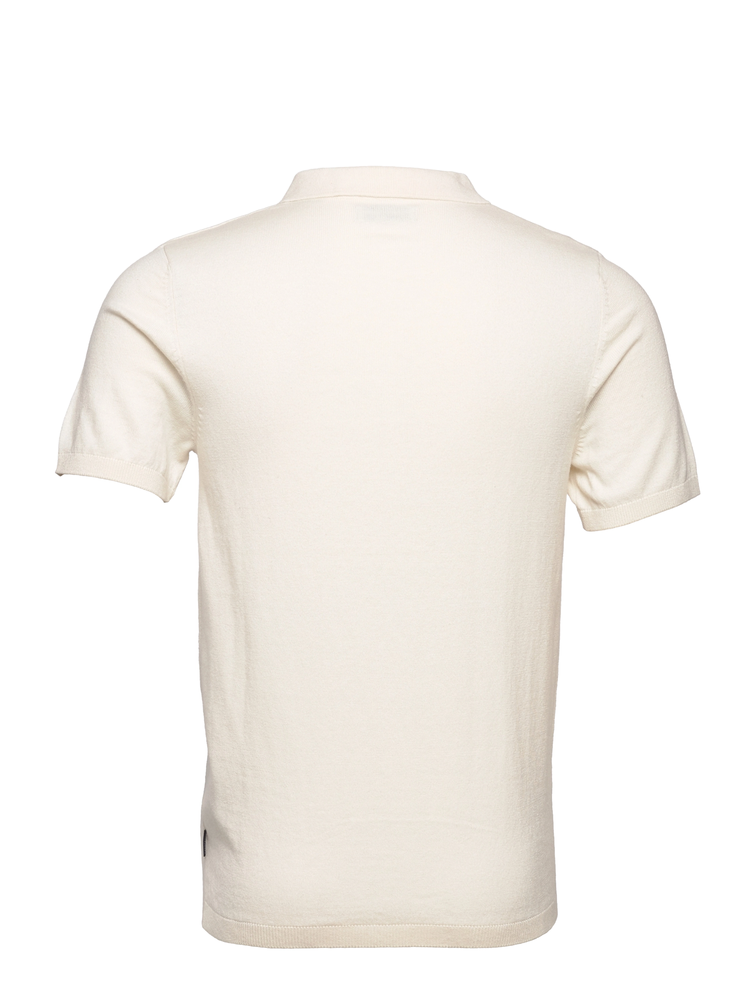 Jack & Jones - JJEMIL KNIT ZIP POLO - cloud dancer - 1
