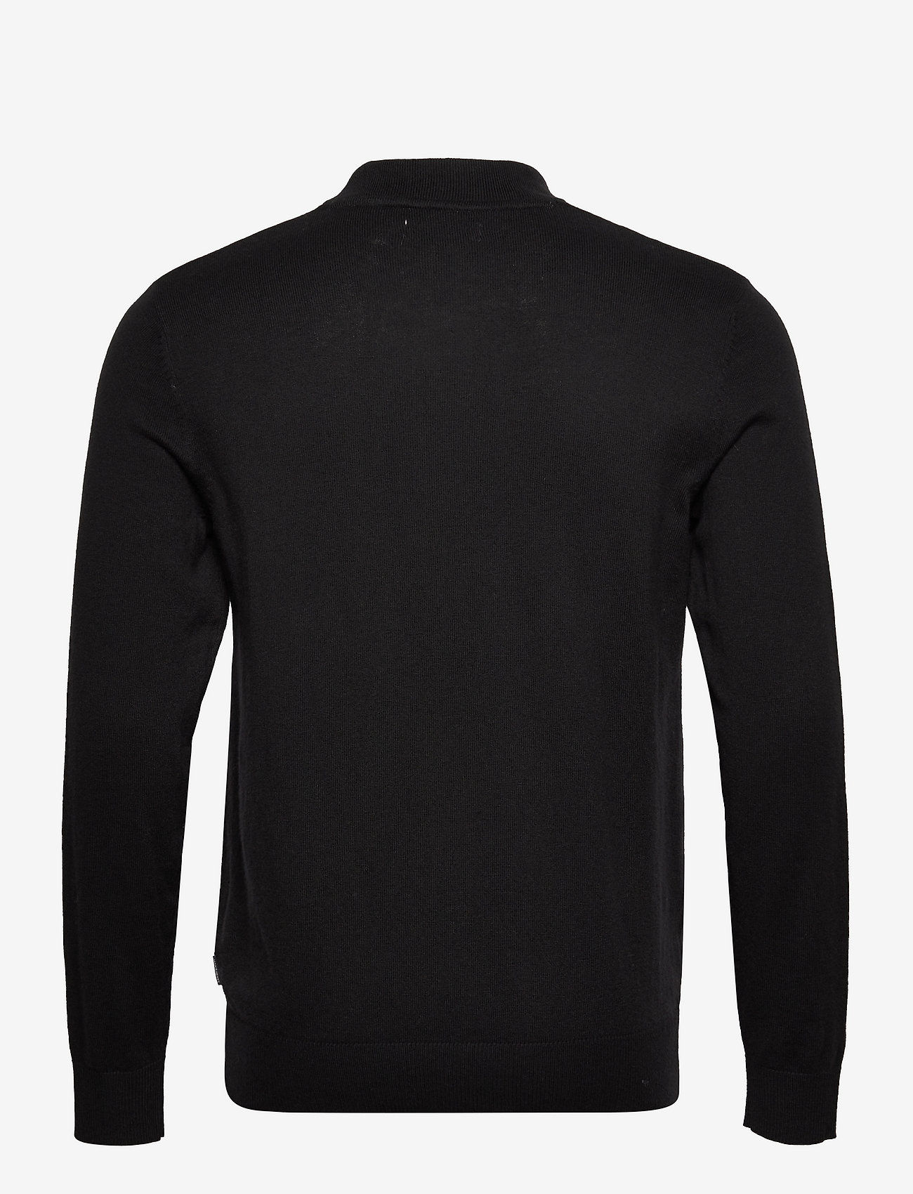 Jack & Jones - JJEMIL KNIT BASEBALL CARDIGAN - black - 1