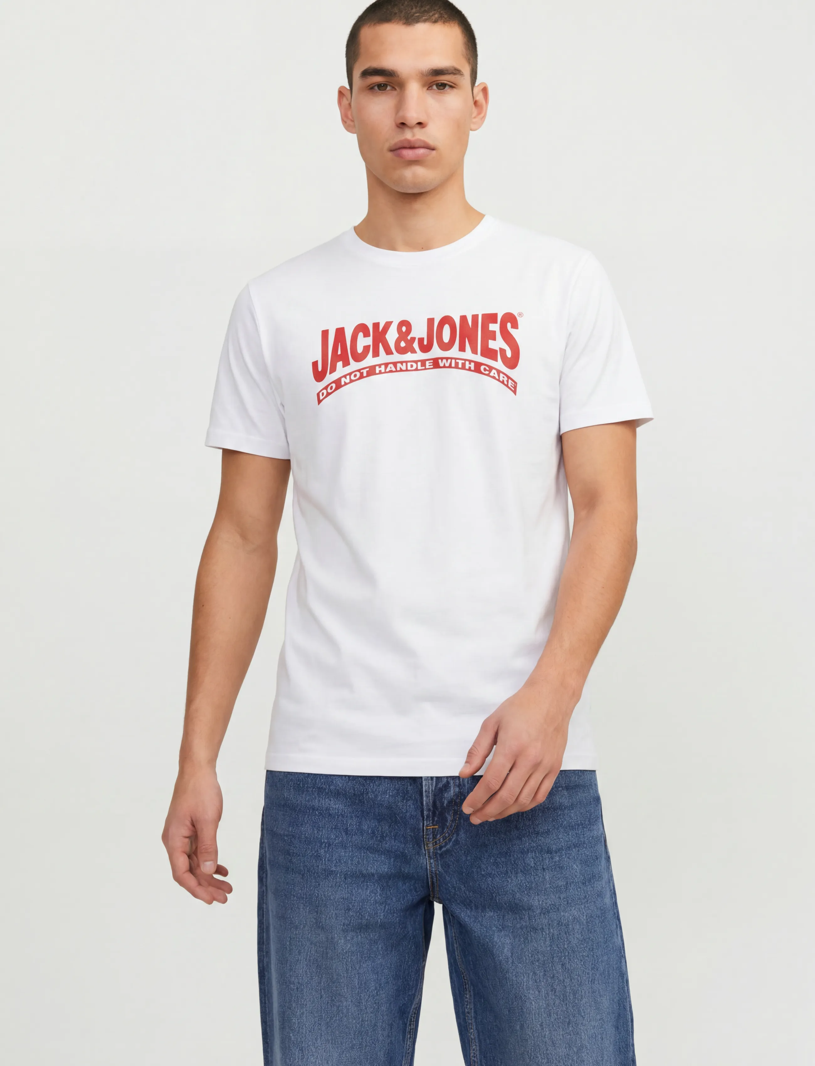 Jack & Jones JOR30HISTORY TEE SS CREW NECK 3PK MP - Campaign - NAVY BLAZER / white