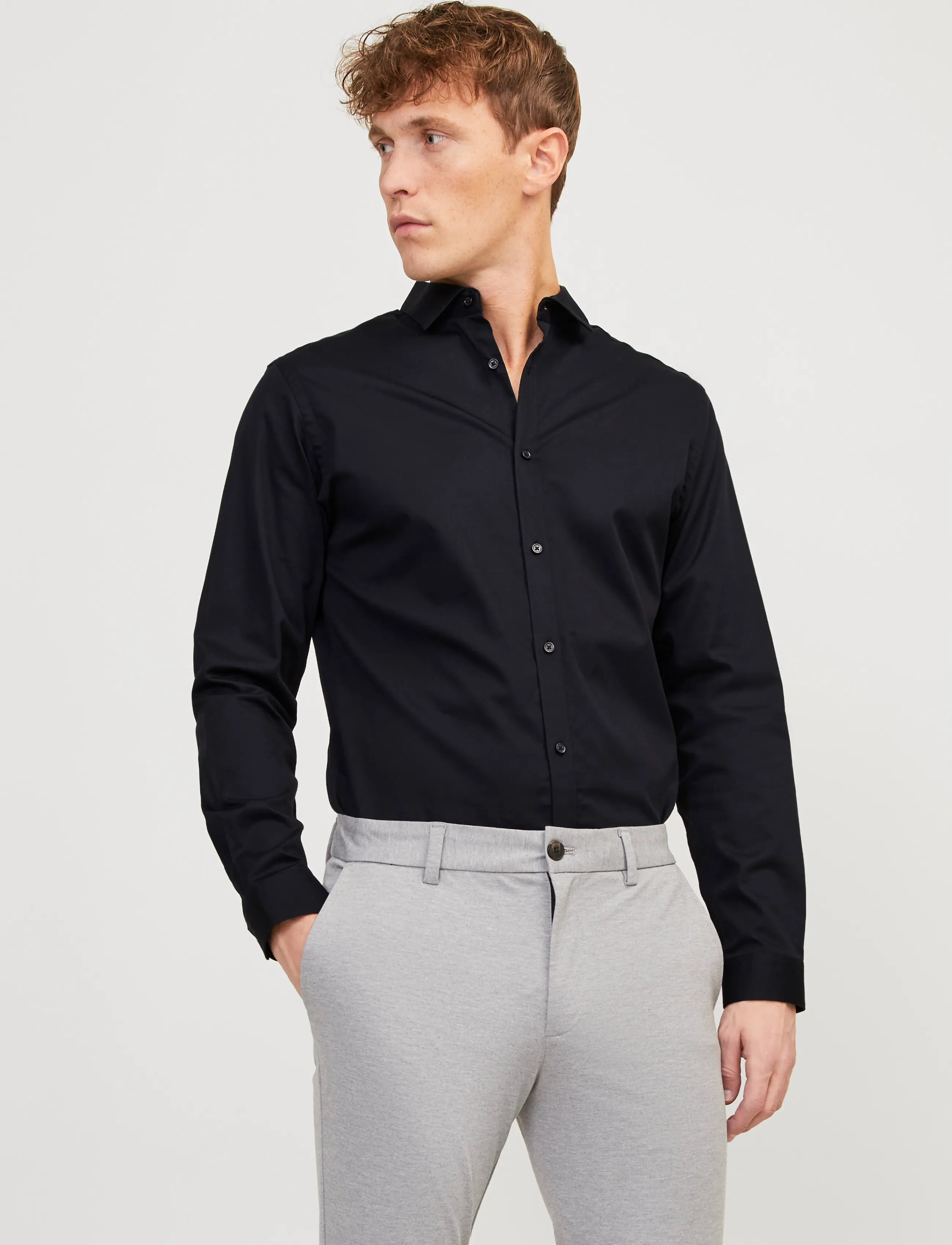 Jack & Jones - JPRBLACARDIFF SHIRT L/S NOOS - black - 0