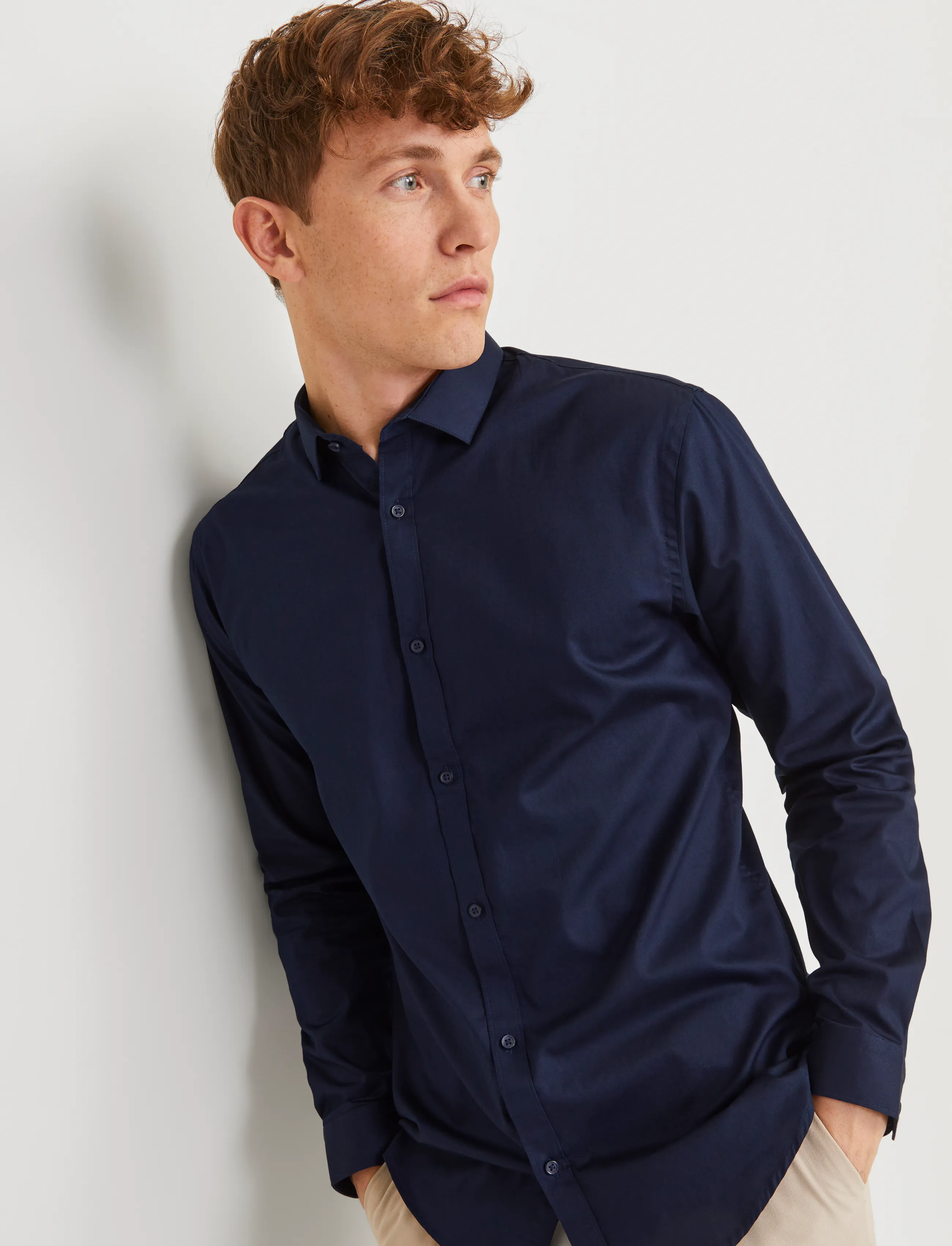 Jack & Jones - JPRBLACARDIFF SHIRT L/S NOOS - formal shirts - navy blazer - 5