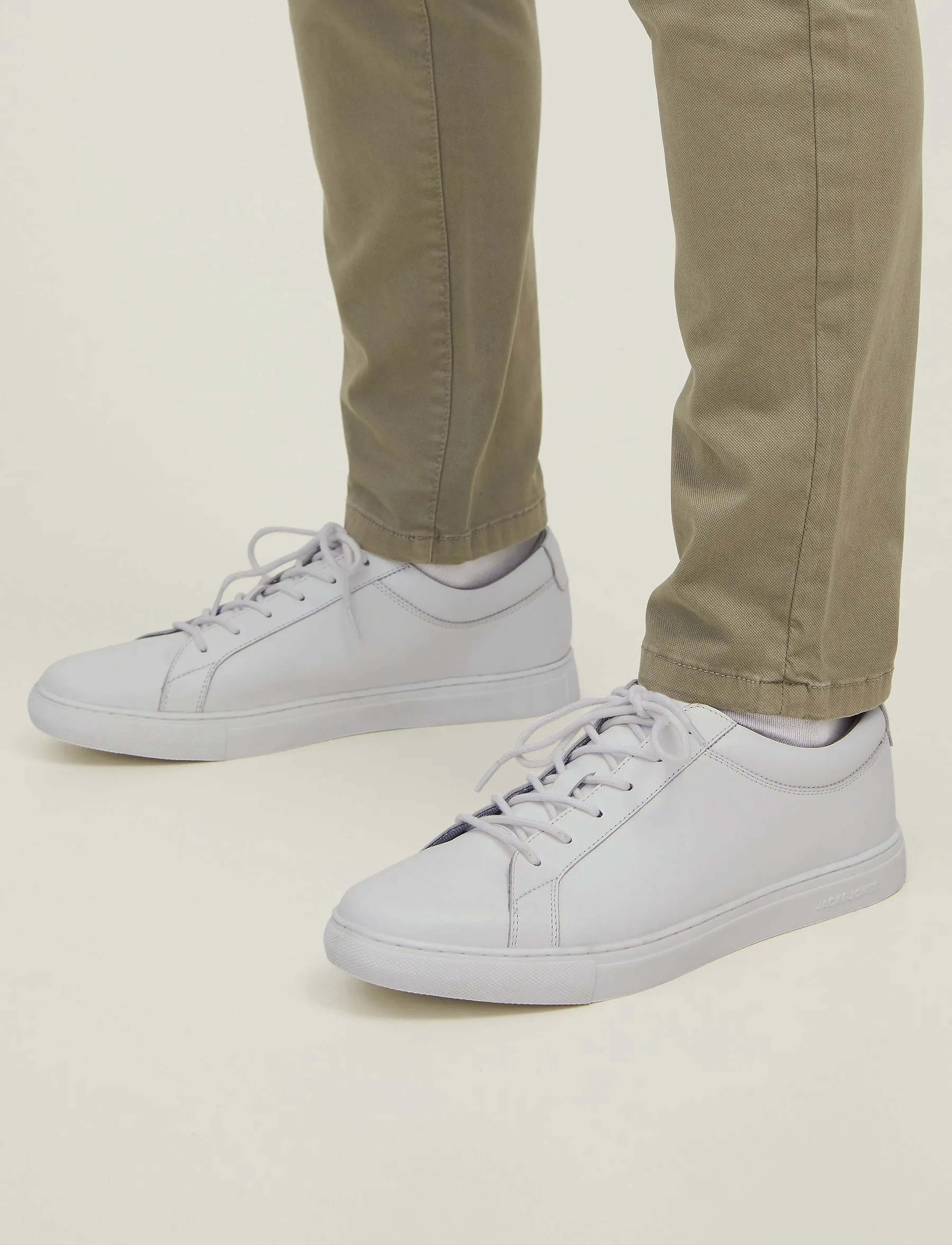 Jack & Jones - JFWGALAXY LEATHER - herren - bright white - 5