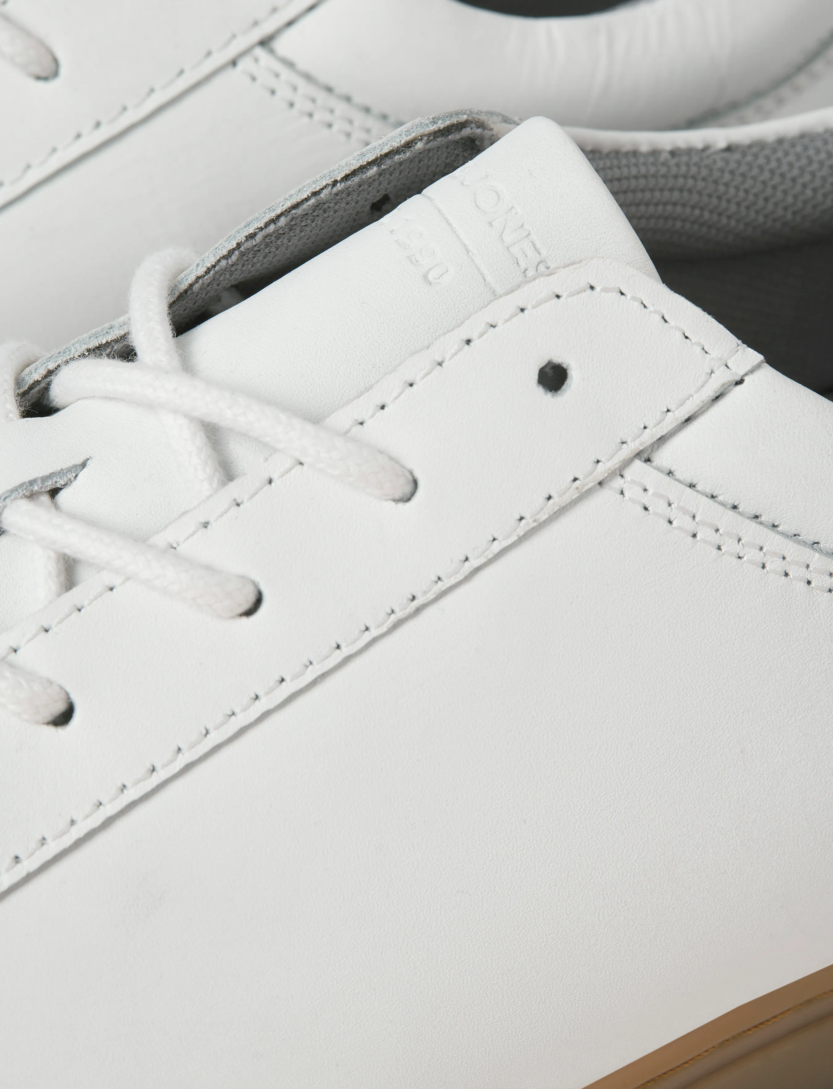 Jack & Jones - JFWGALAXY LEATHER - low tops - bright white - 5