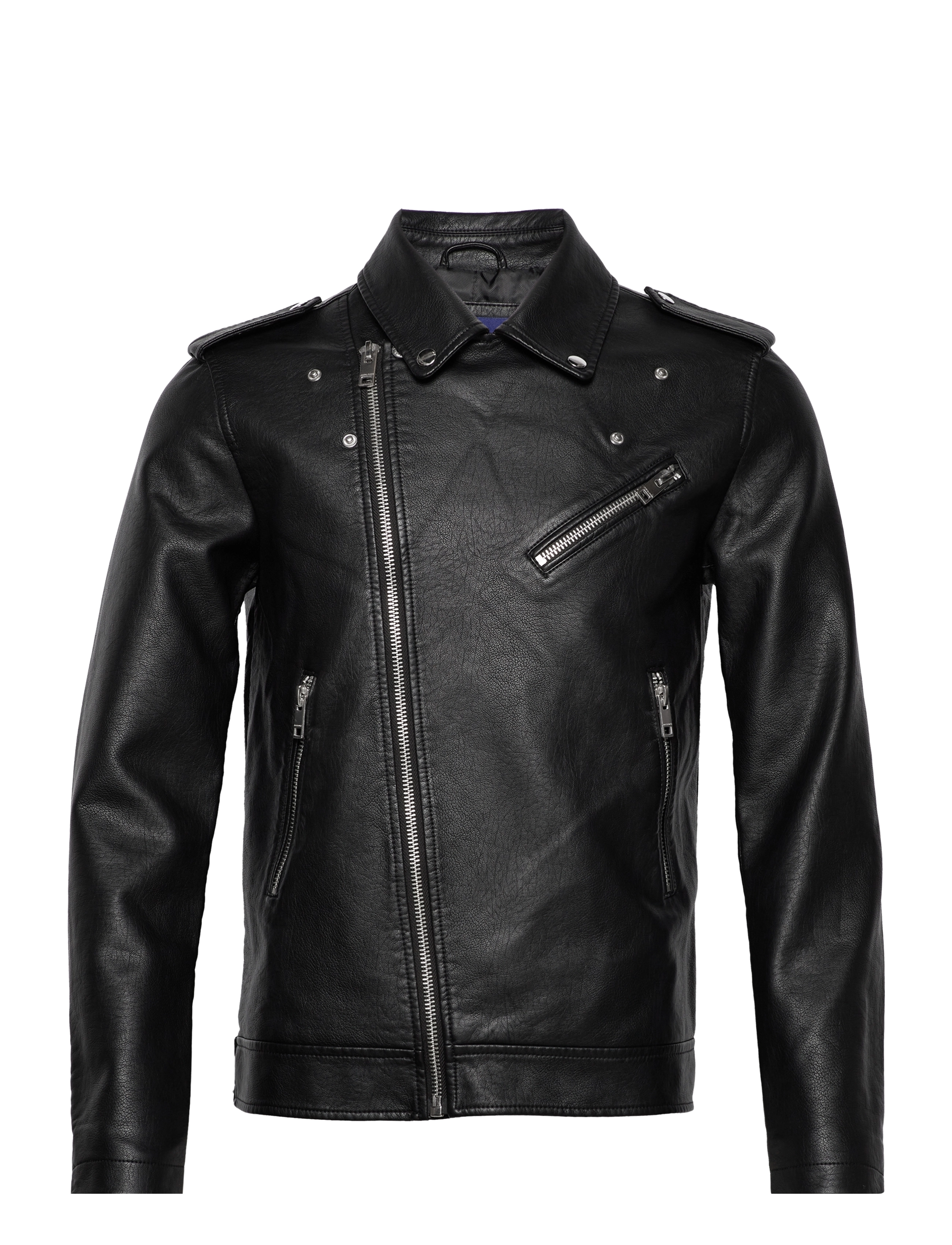 Jack & Jones - JORJUNGLE BIKER JACKET - black - 2