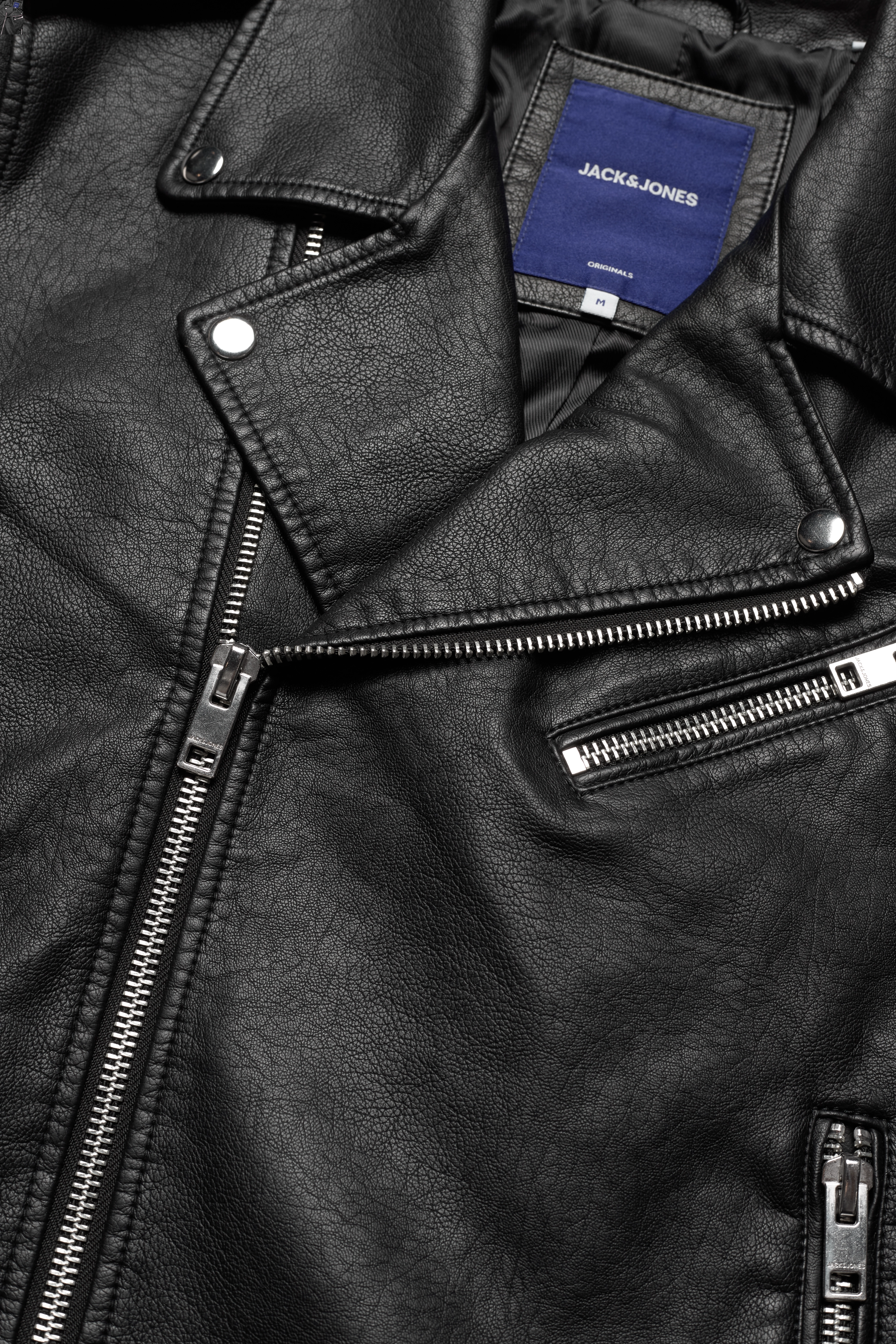 Jack & Jones - JORJUNGLE BIKER JACKET - black - 3
