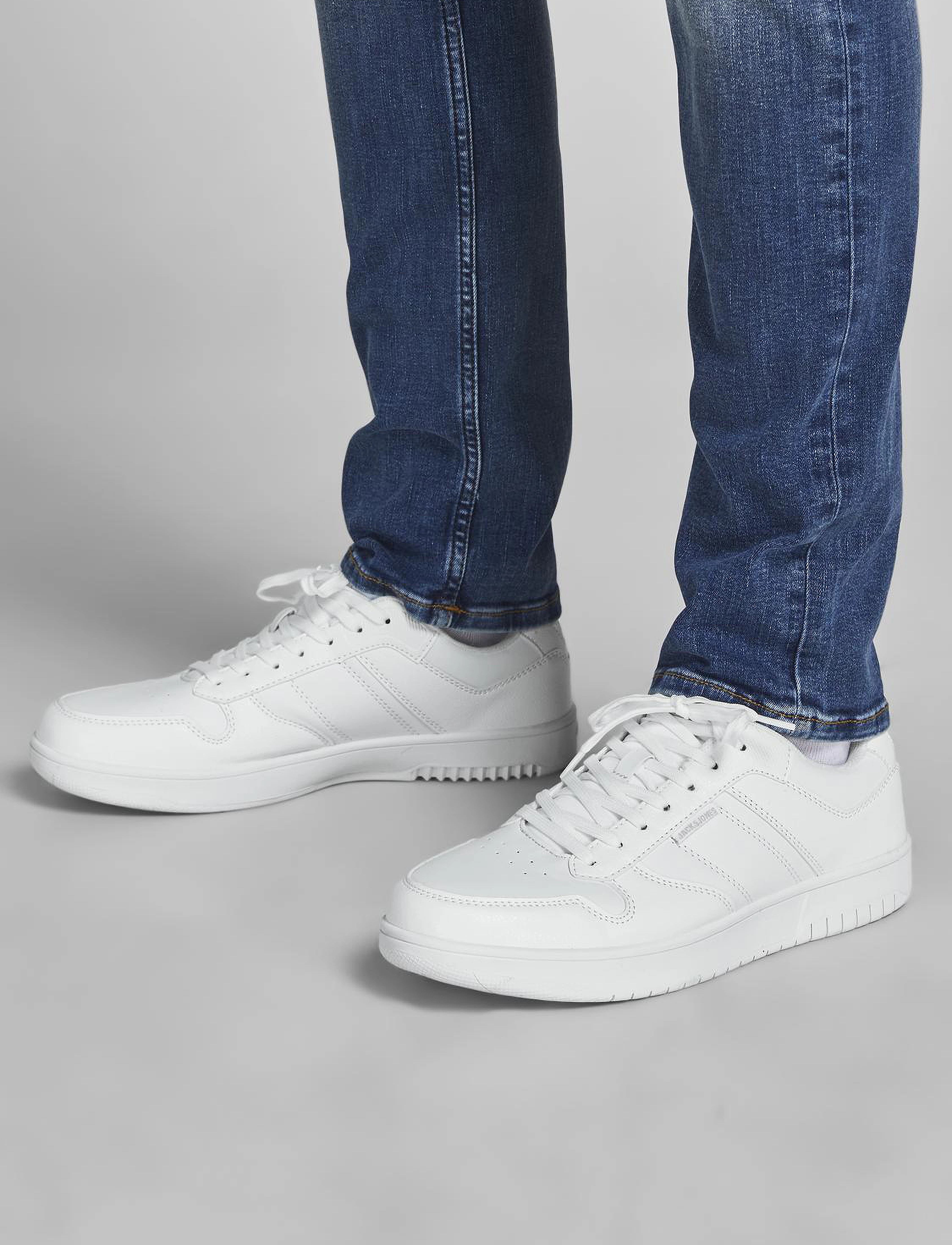 Jack & Jones JFWJAM LO - Tossud - WHITE / white