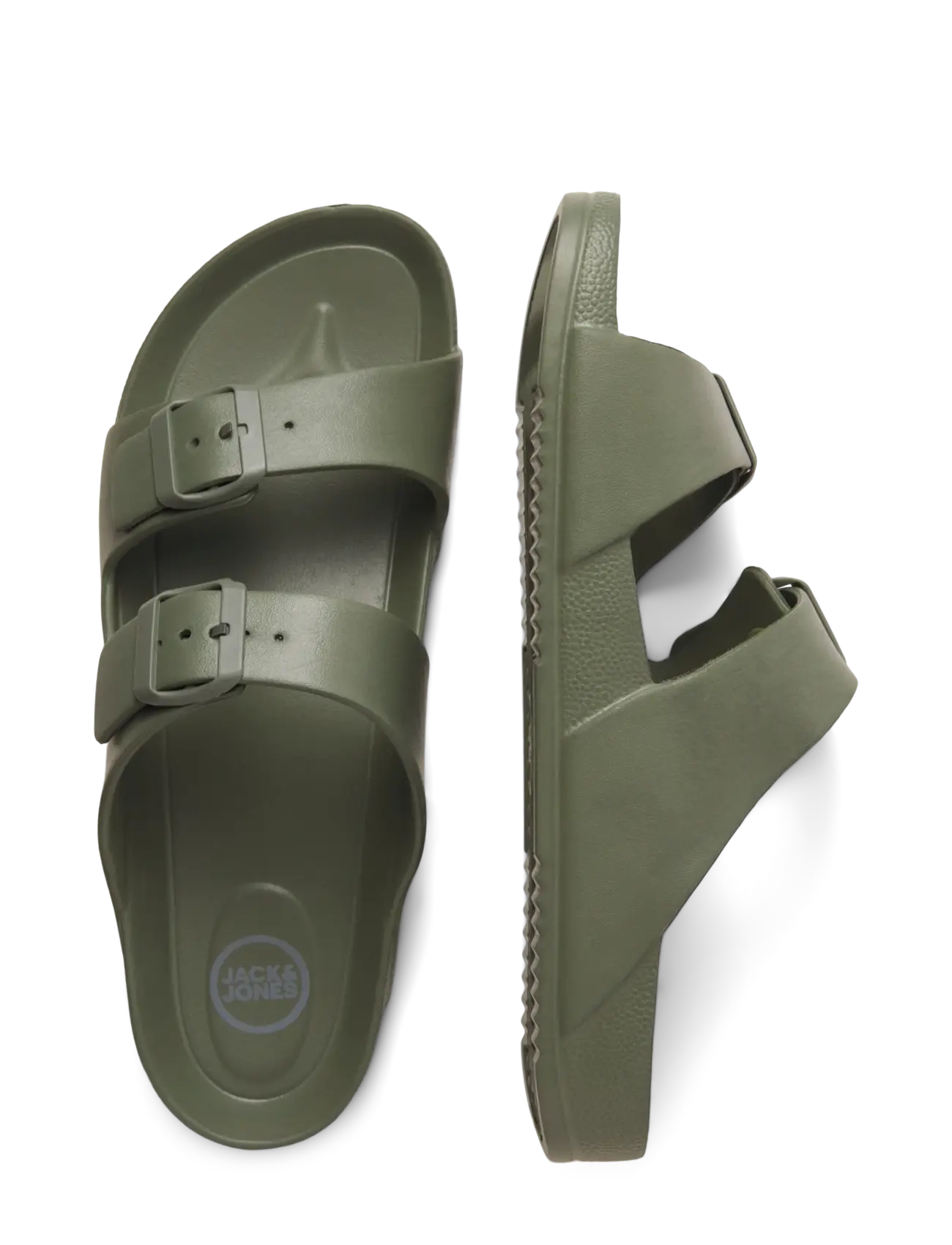 Jack & Jones - JFWCROXTON MOULDED SANDAL NOOS - kollektioner - khaki - 4
