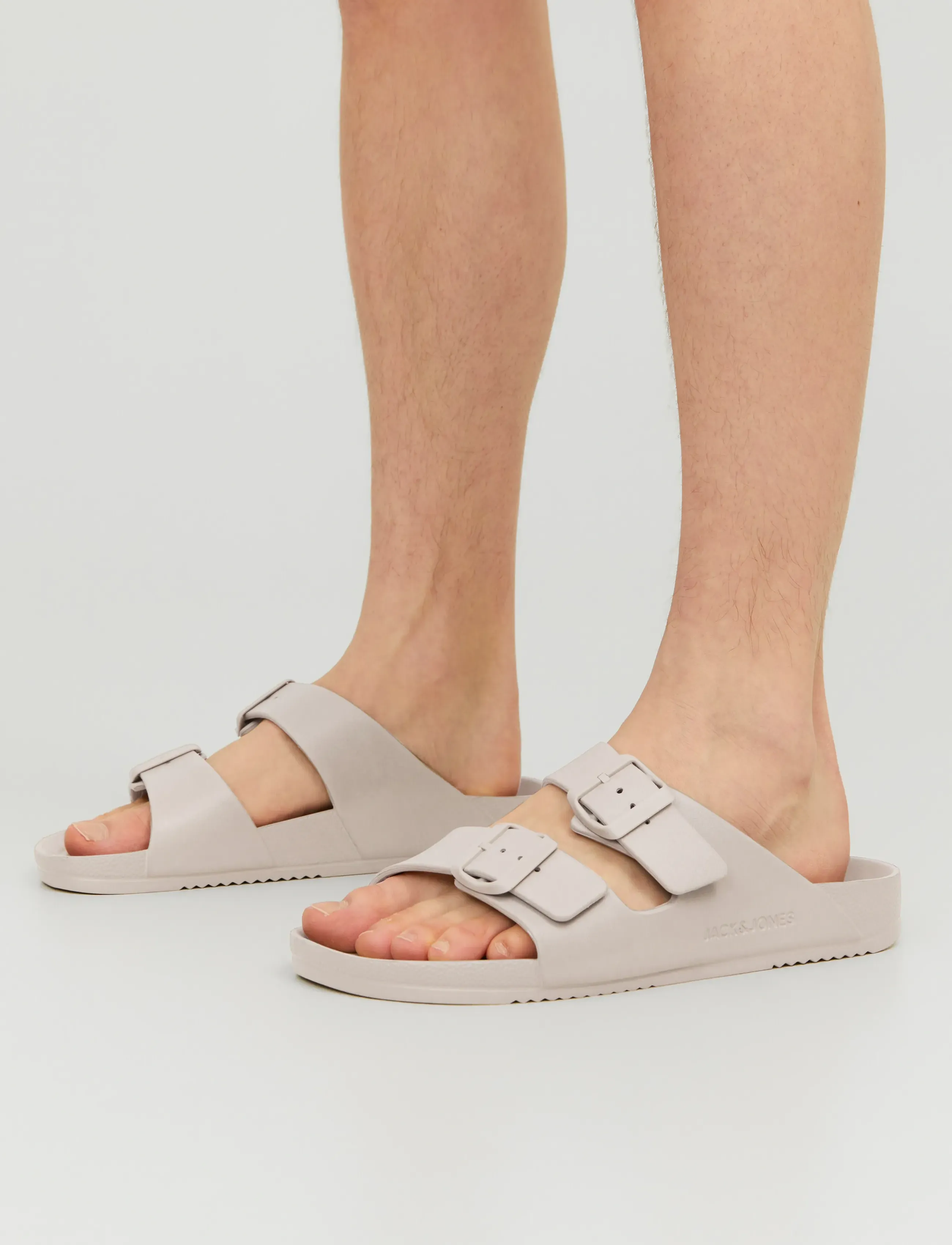 Jack & Jones JFWCROXTON MOULDED SANDAL NOOS - Looks for less - PLAZA TAUPE / beige