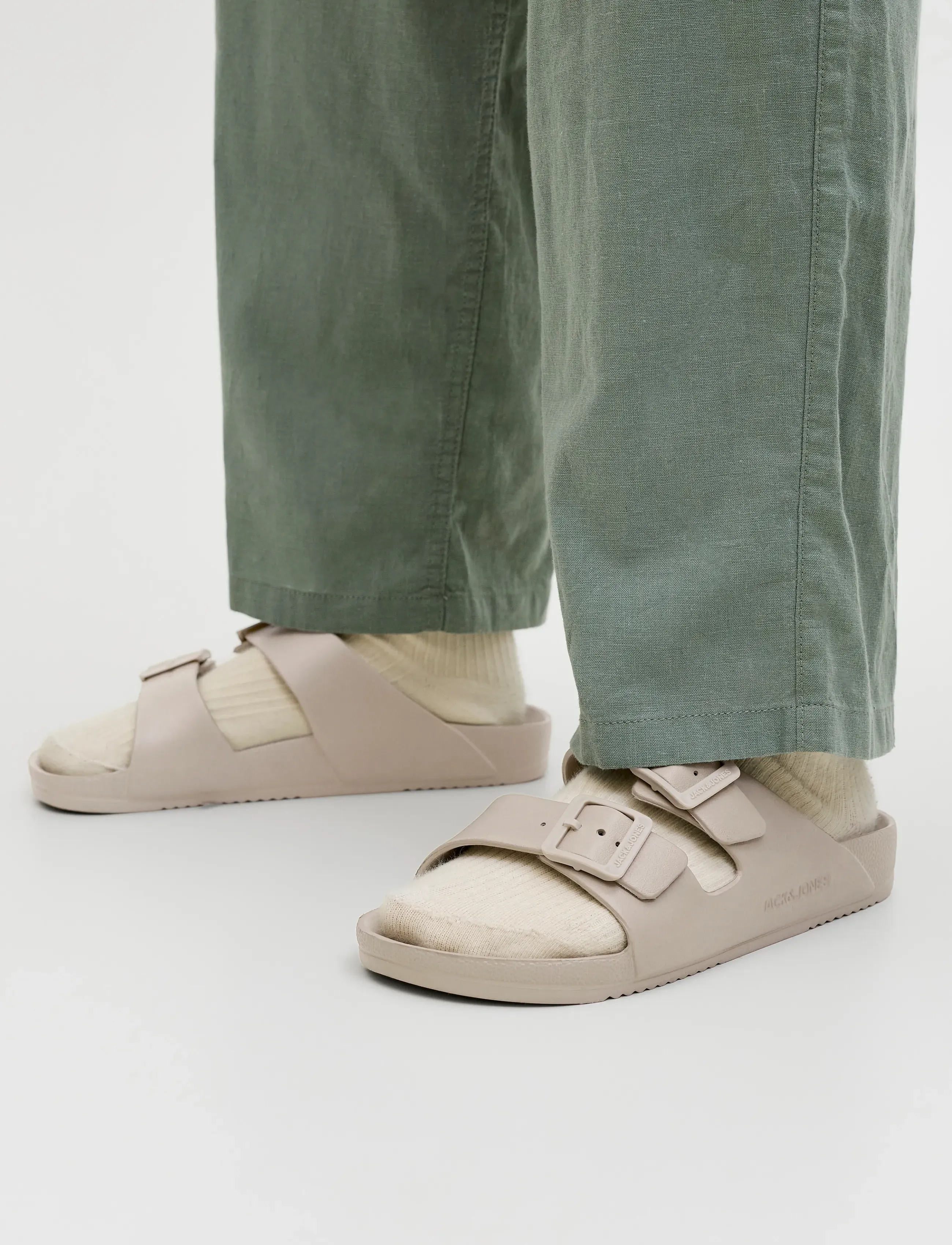 Jack & Jones JFWCROXTON MOULDED SANDAL NOOS - Sandals - PLAZA TAUPE / beige
