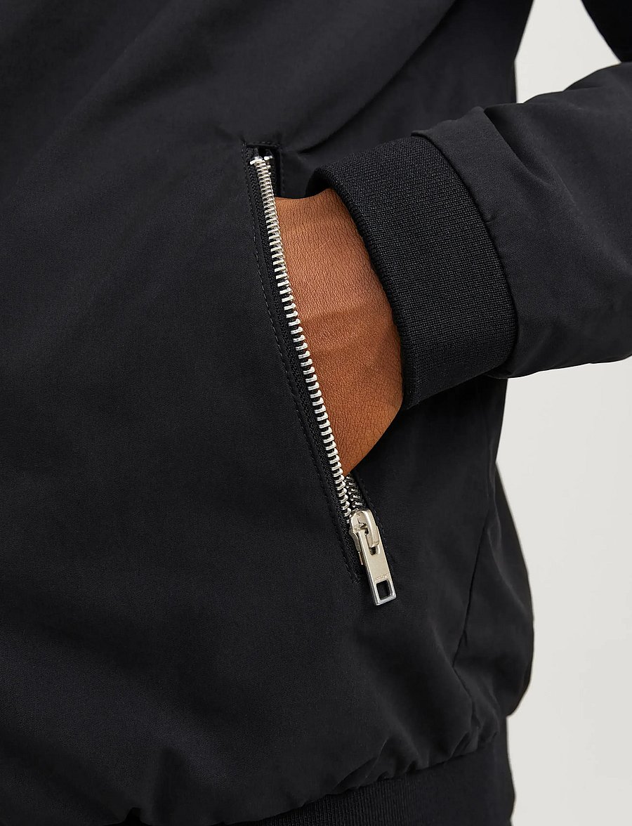 Jack & Jones - JJERUSH HARRINGTON BOMBER NOOS - forårsjakker - black - 5