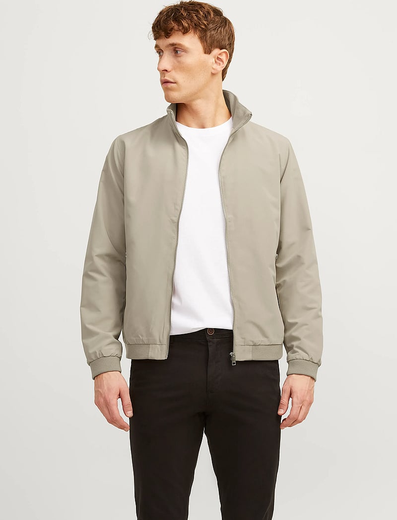 Jack & Jones - JJERUSH HARRINGTON BOMBER NOOS - efterårsjakker - crockery - 0