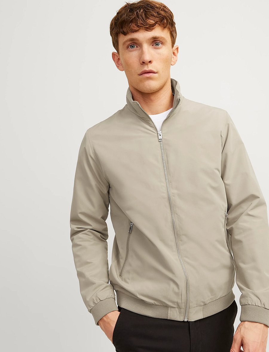 Jack & Jones - JJERUSH HARRINGTON BOMBER NOOS - forårsjakker - crockery - 3