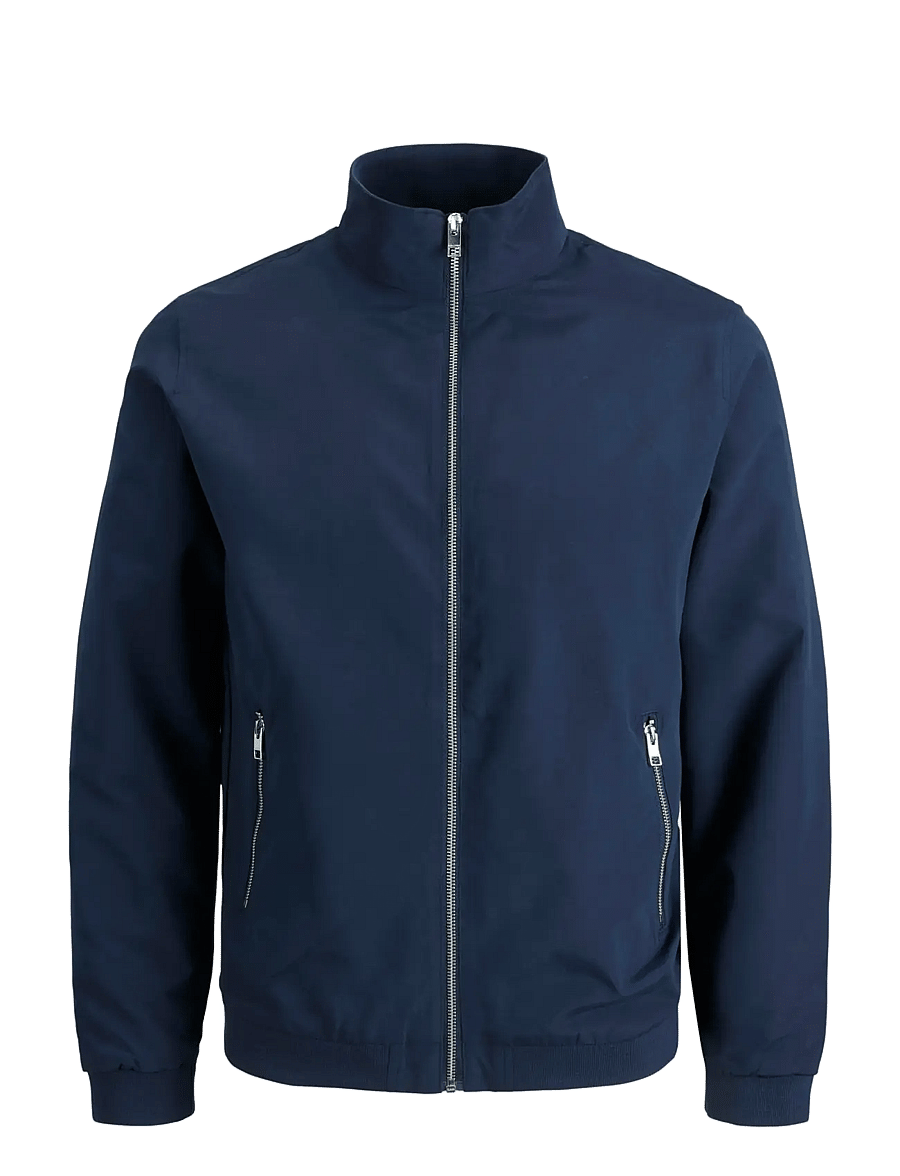 Jack & Jones - JJERUSH HARRINGTON BOMBER NOOS - vorjakkar - navy blazer - 1
