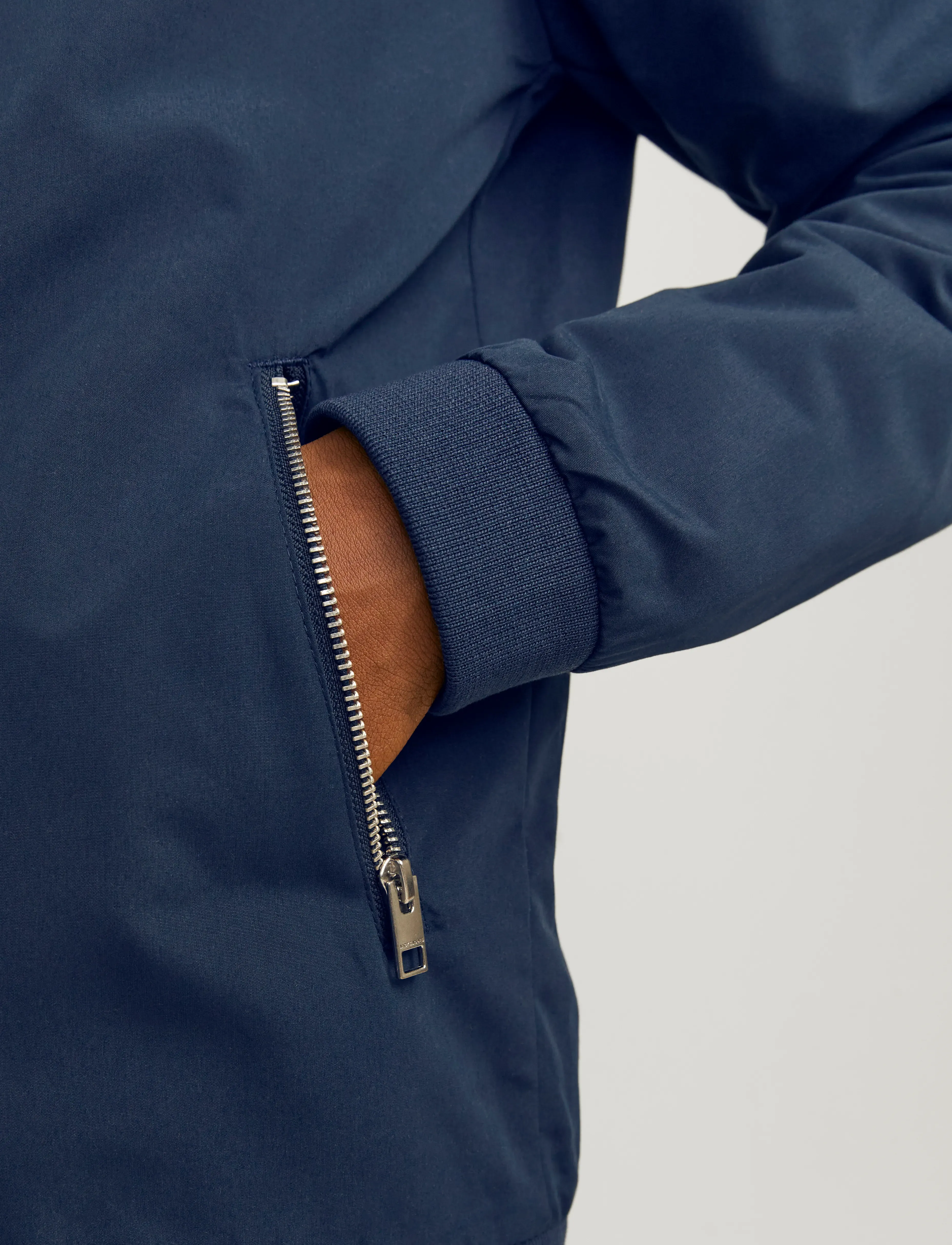 Jack & Jones - JJERUSH HARRINGTON BOMBER NOOS - vorjakkar - navy blazer - 4