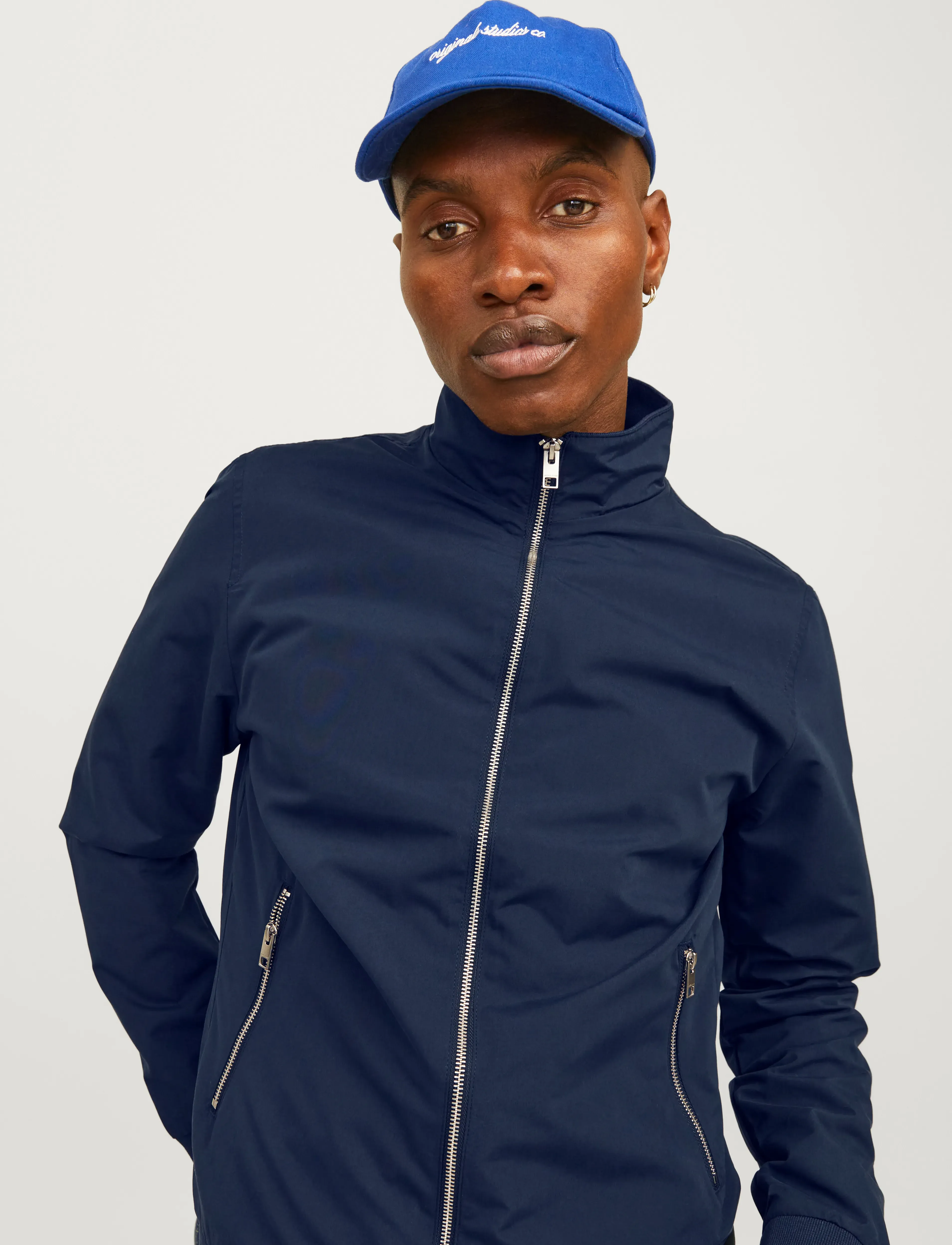 Jack & Jones - JJERUSH HARRINGTON BOMBER NOOS - vorjakkar - navy blazer - 5