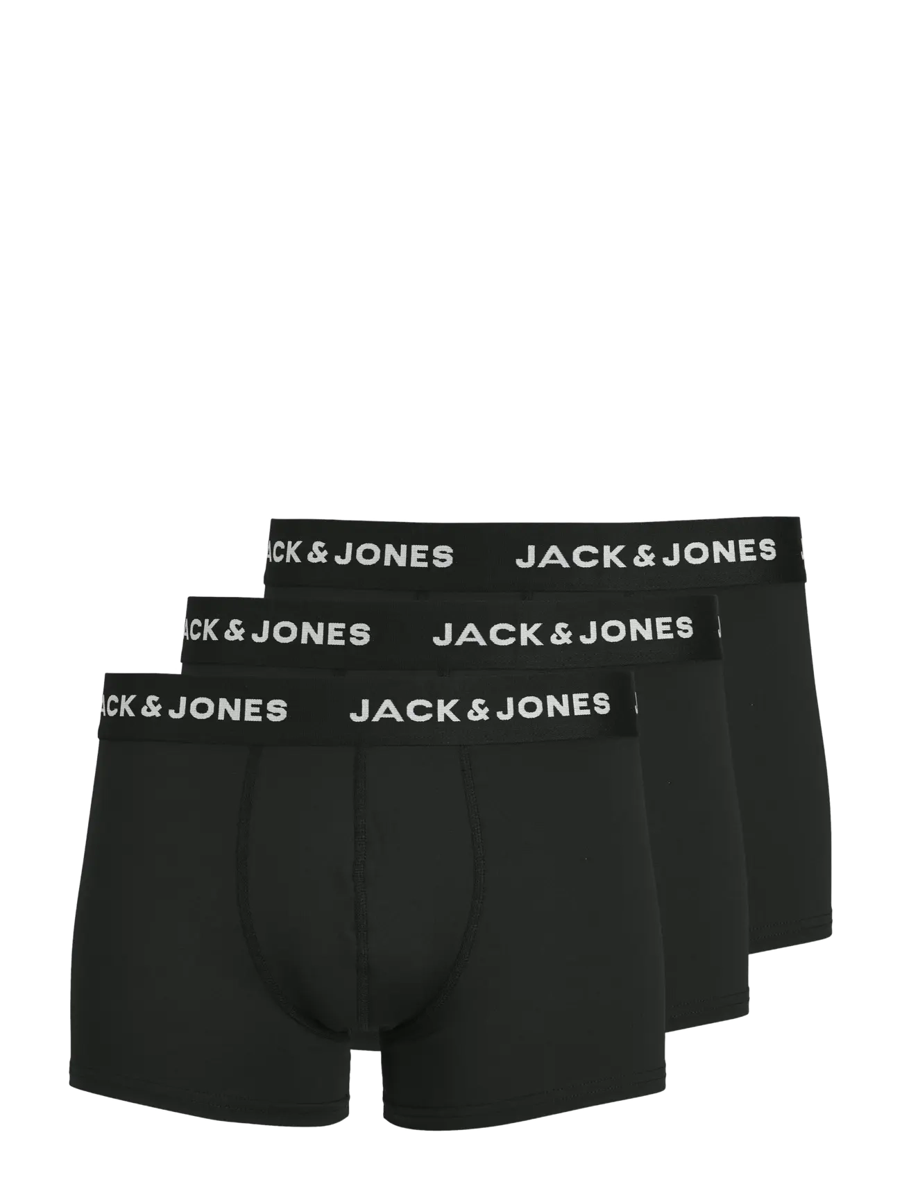 JACK & JONES Jacbase Microfiber Trunks 3-Pack Noos Schwarz - L - Herren