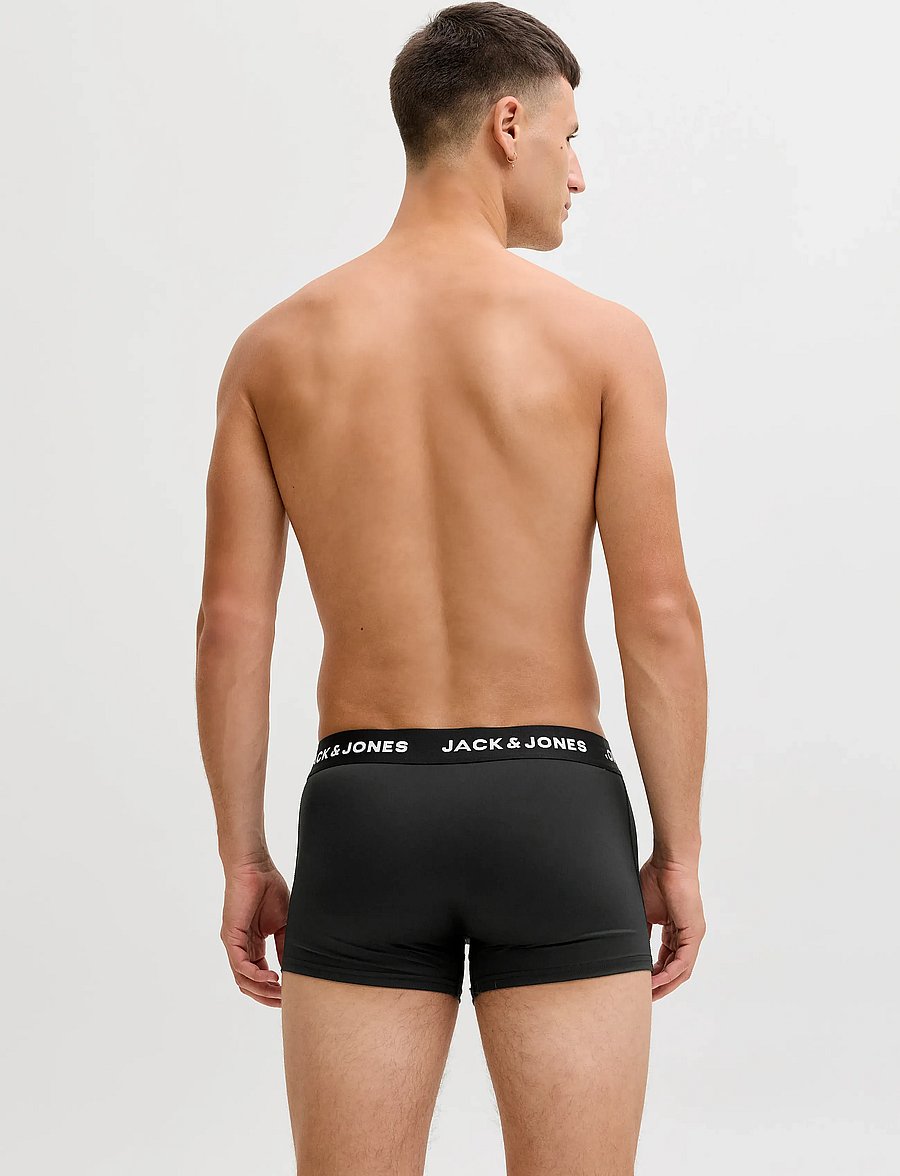 Jack & Jones - JACBASE MICROFIBER TRUNKS 3-PACK NOOS - multipack underbukser - black - 3