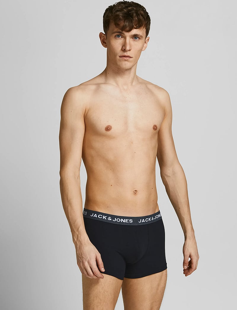 Jack & Jones - JACBASE MICROFIBER TRUNKS 3-PACK NOOS - multipack underbukser - black - 4