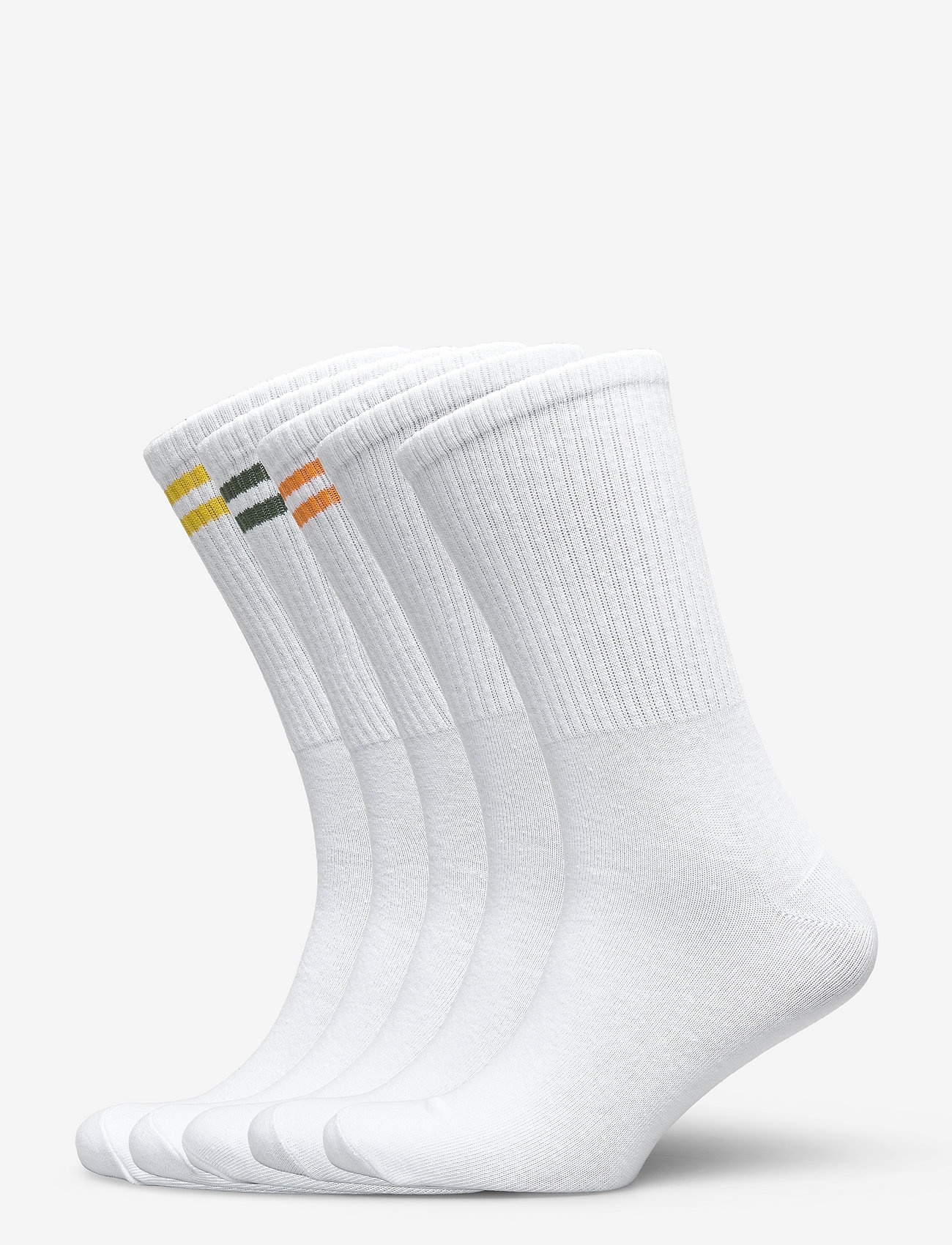 Jack & Jones - JACTROUBLE TENNIS SOCK 5-PACK - bright white - 0