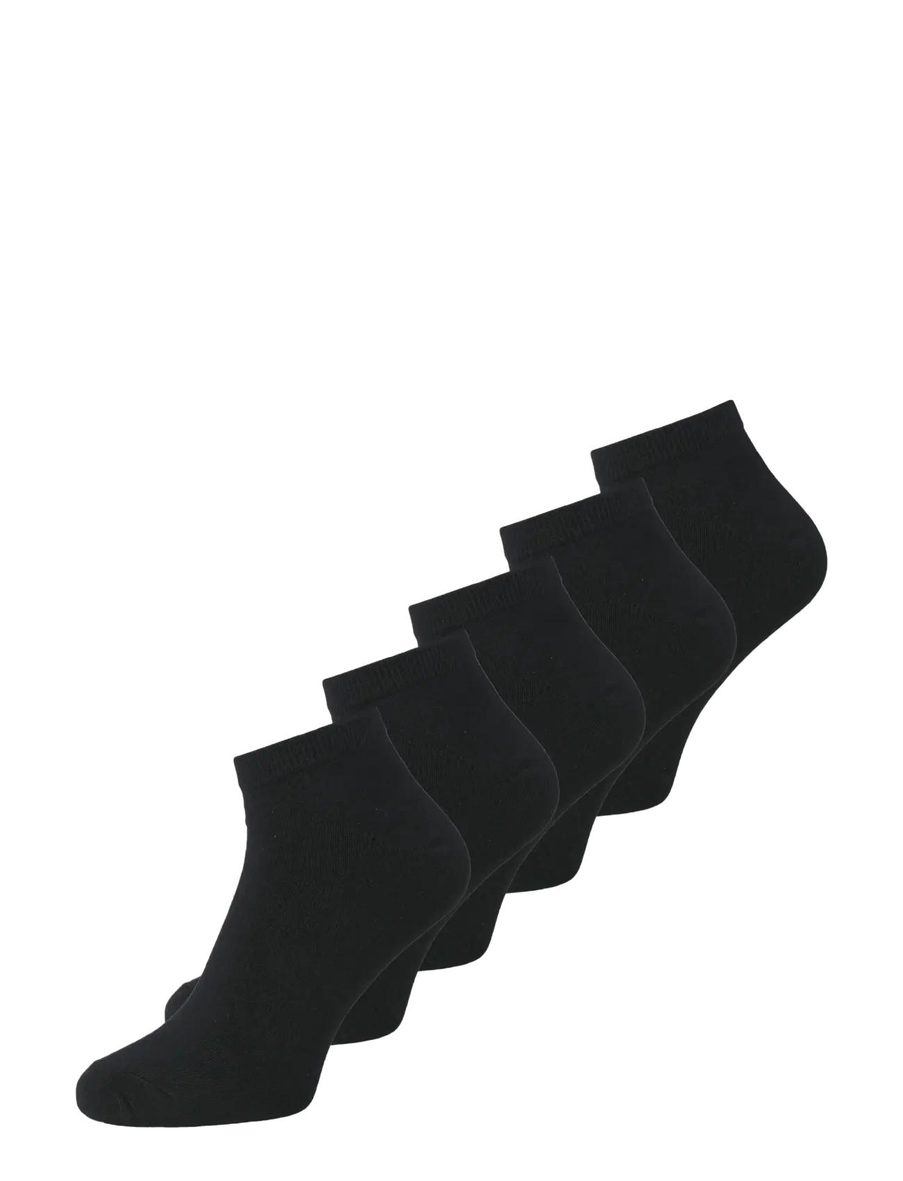 Jack & Jones Jacbasic Bamboo Short Sock 5 Pack, One Size, Socks, Schwarz - Regular Männerswear