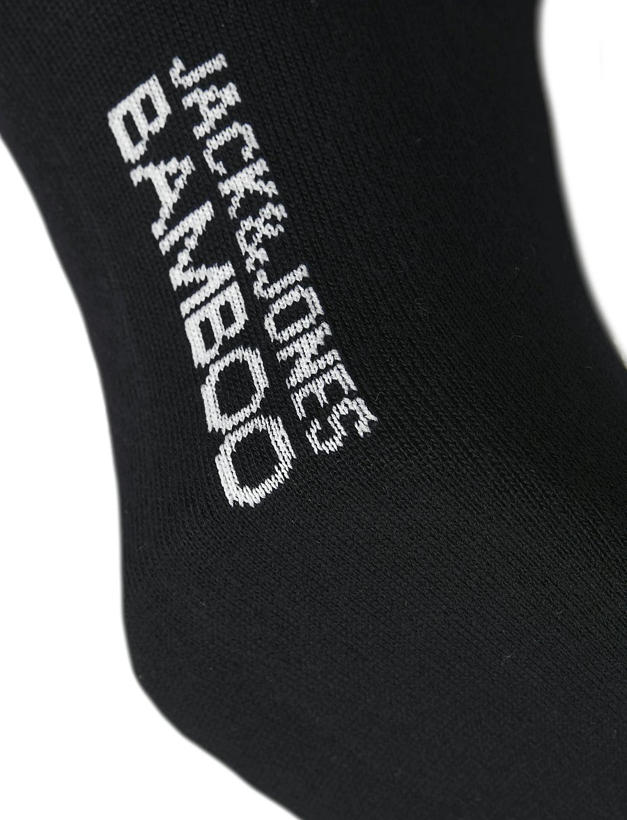 Jack & Jones - JACBASIC BAMBOO SHORT SOCK 5 PACK - multipakk sokid - black - 3