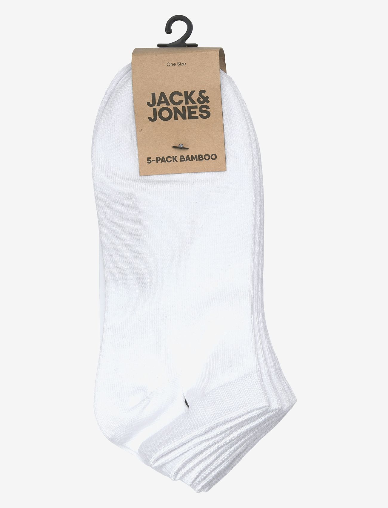 Jack & Jones - JACBASIC BAMBOO SHORT SOCK 5 PACK - white - 1