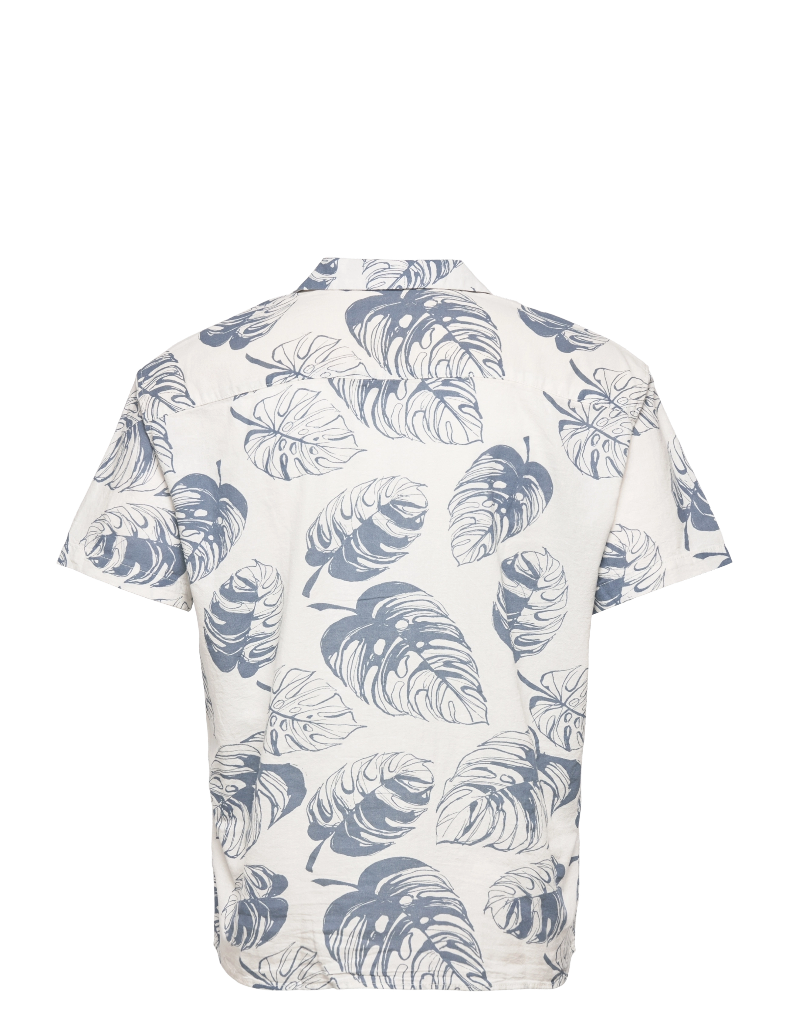 Jack & Jones - JORBREEZY RESORT FLORAL SHIRT SS LN - cloud dancer - 1