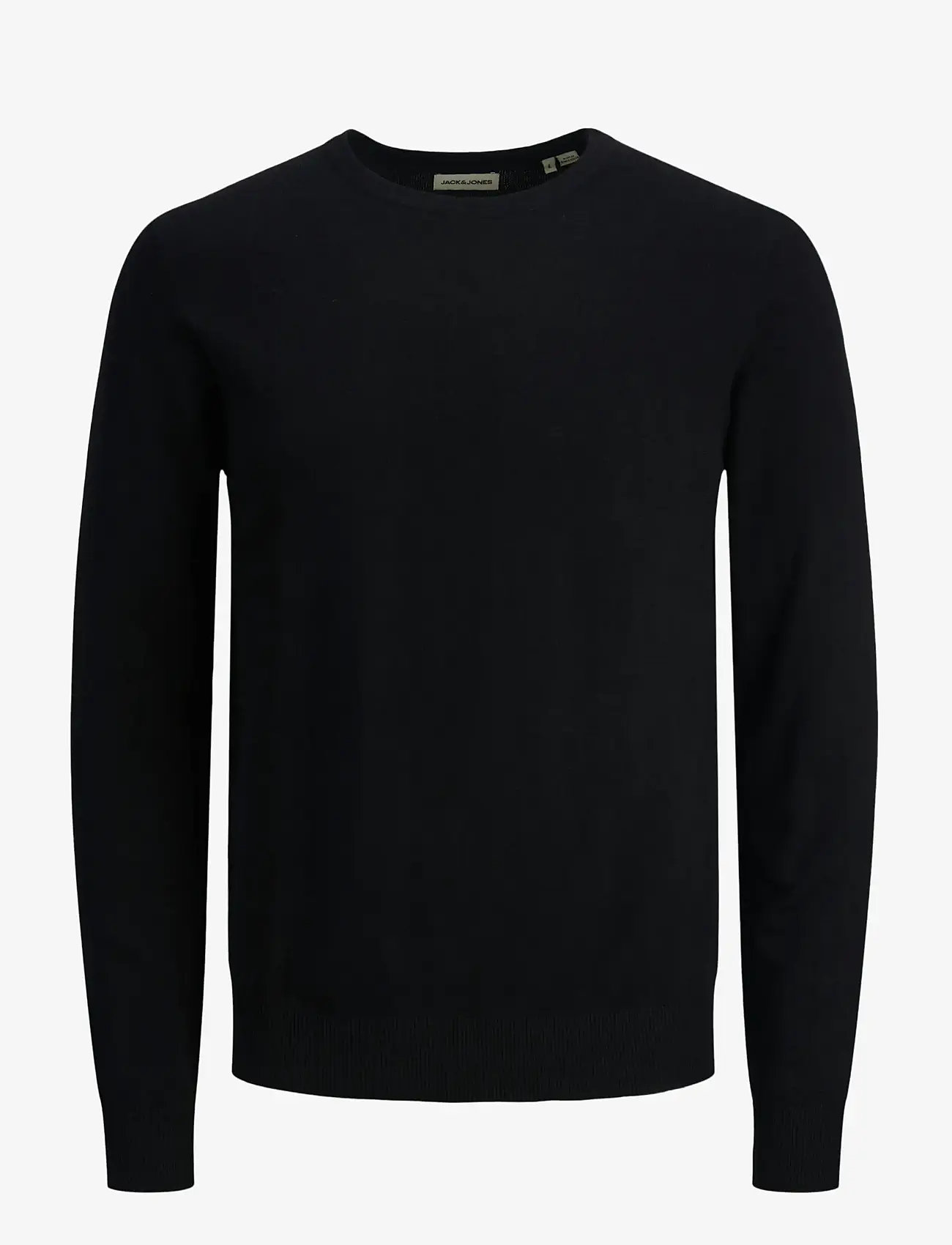 Jack & Jones - JJEEMIL KNIT CREW NECK NOOS - megztiniai su apvalia apykakle - black - 1
